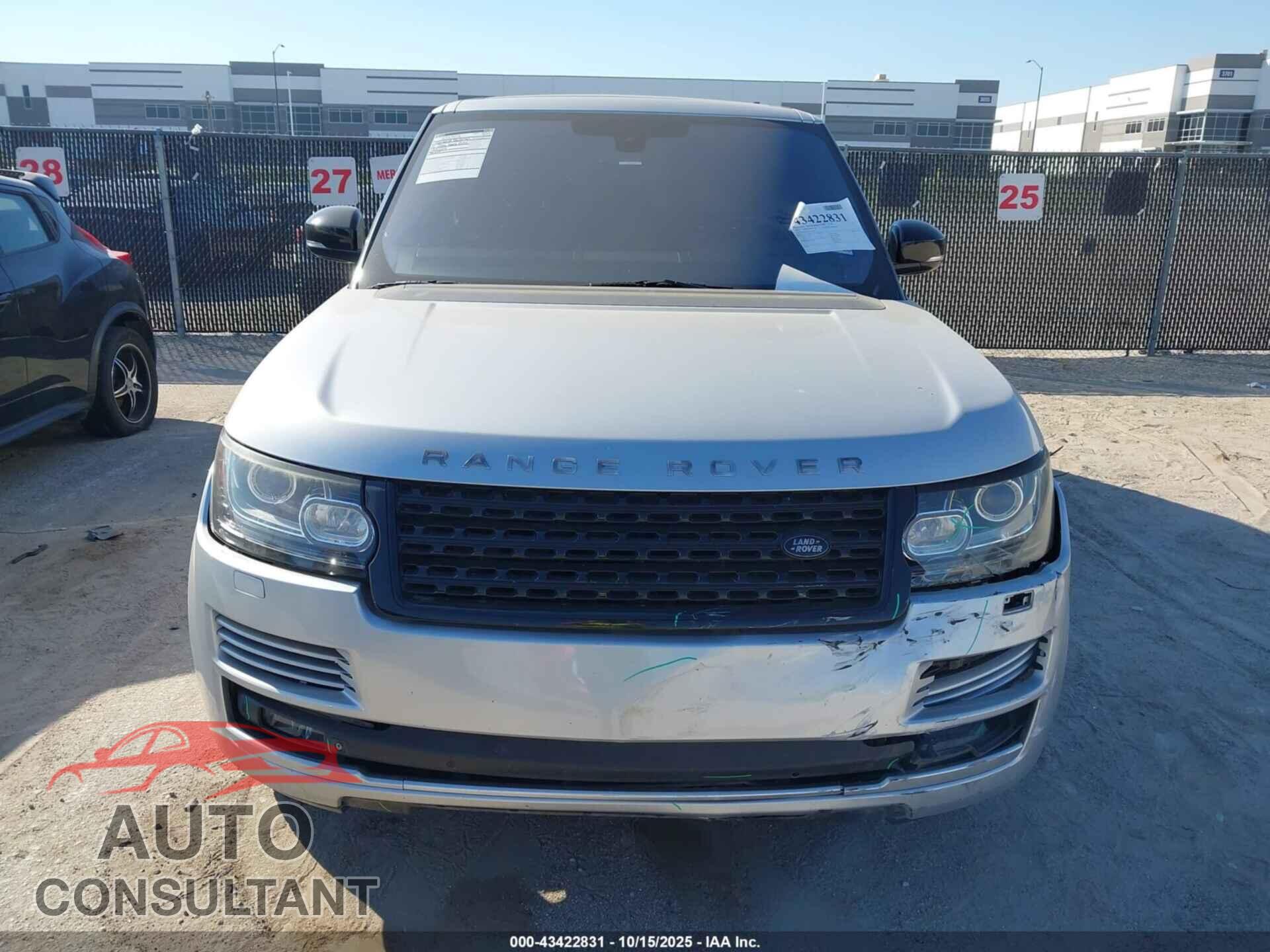 LAND ROVER RANGE ROVER 2015 - SALGS3TF7FA198422