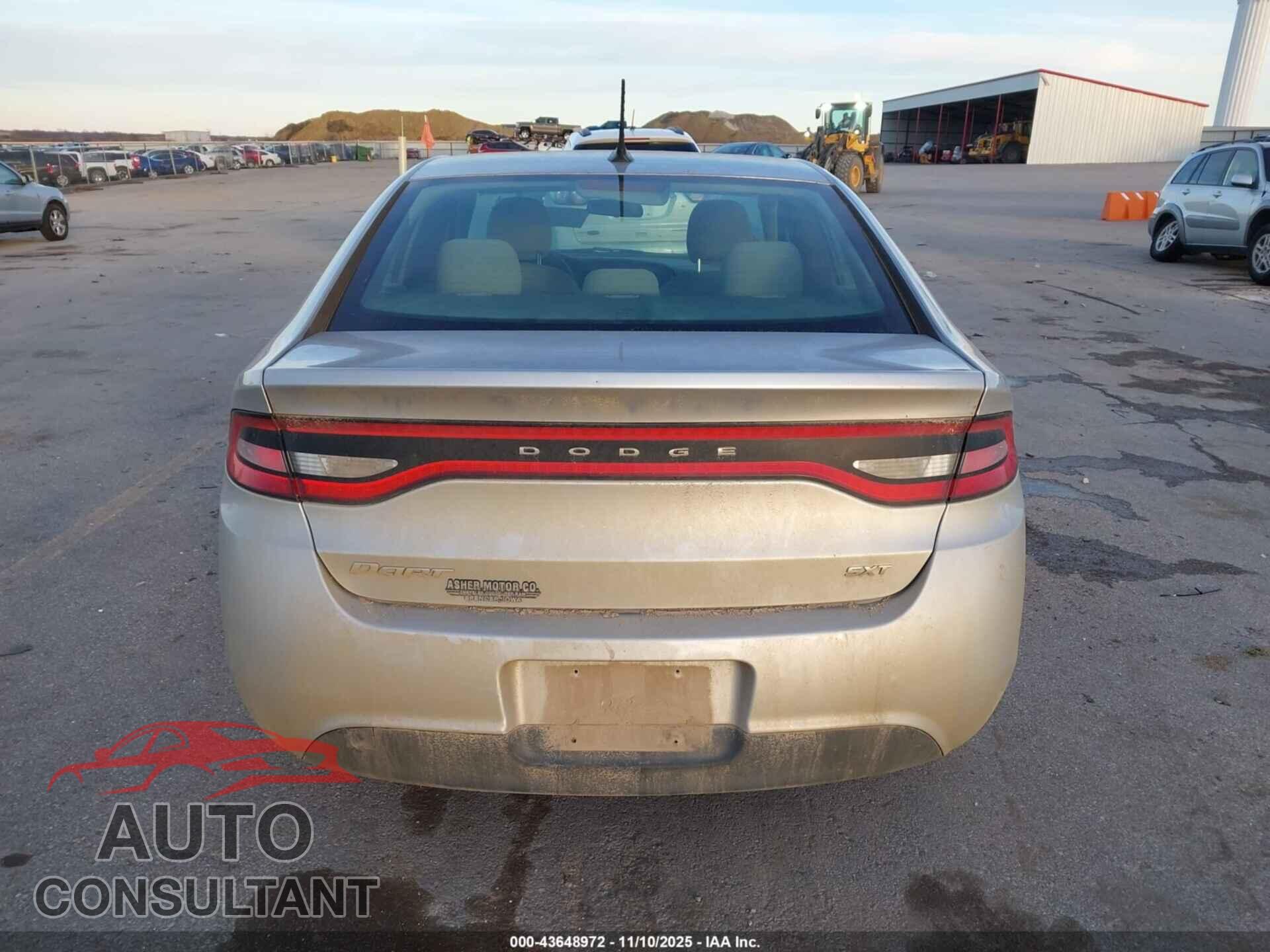 DODGE DART 2013 - 1C3CDFBA0DD126601