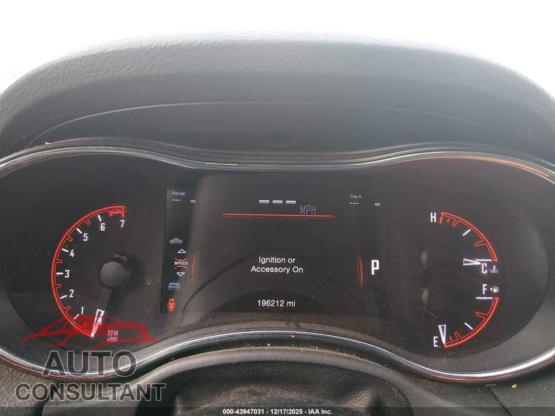 DODGE DURANGO 2016 - 1C4RDHEG1GC396691