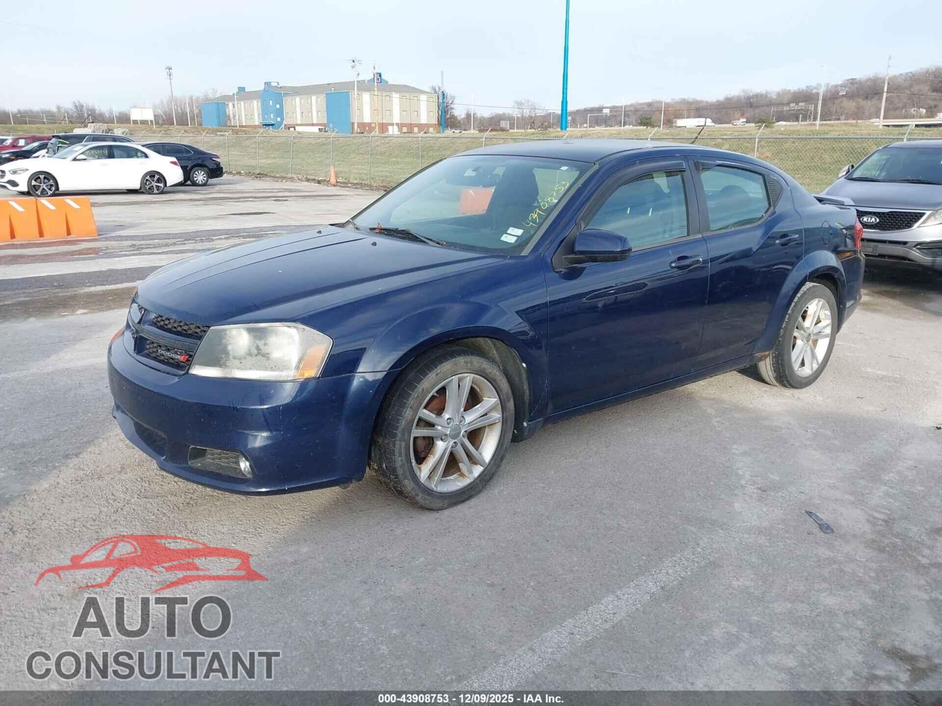 DODGE AVENGER 2013 - 1C3CDZCB6DN693317