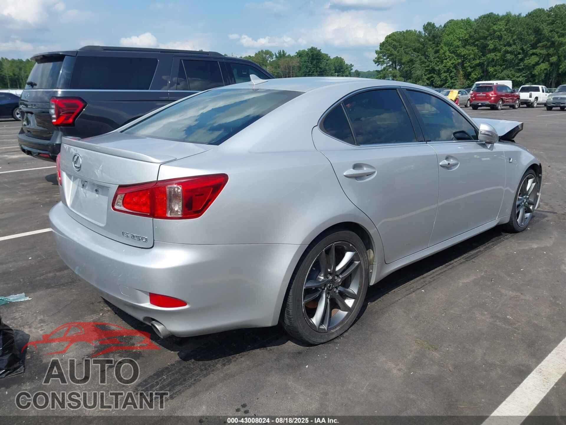 LEXUS IS 250 2012 - JTHBF5C22C5162638
