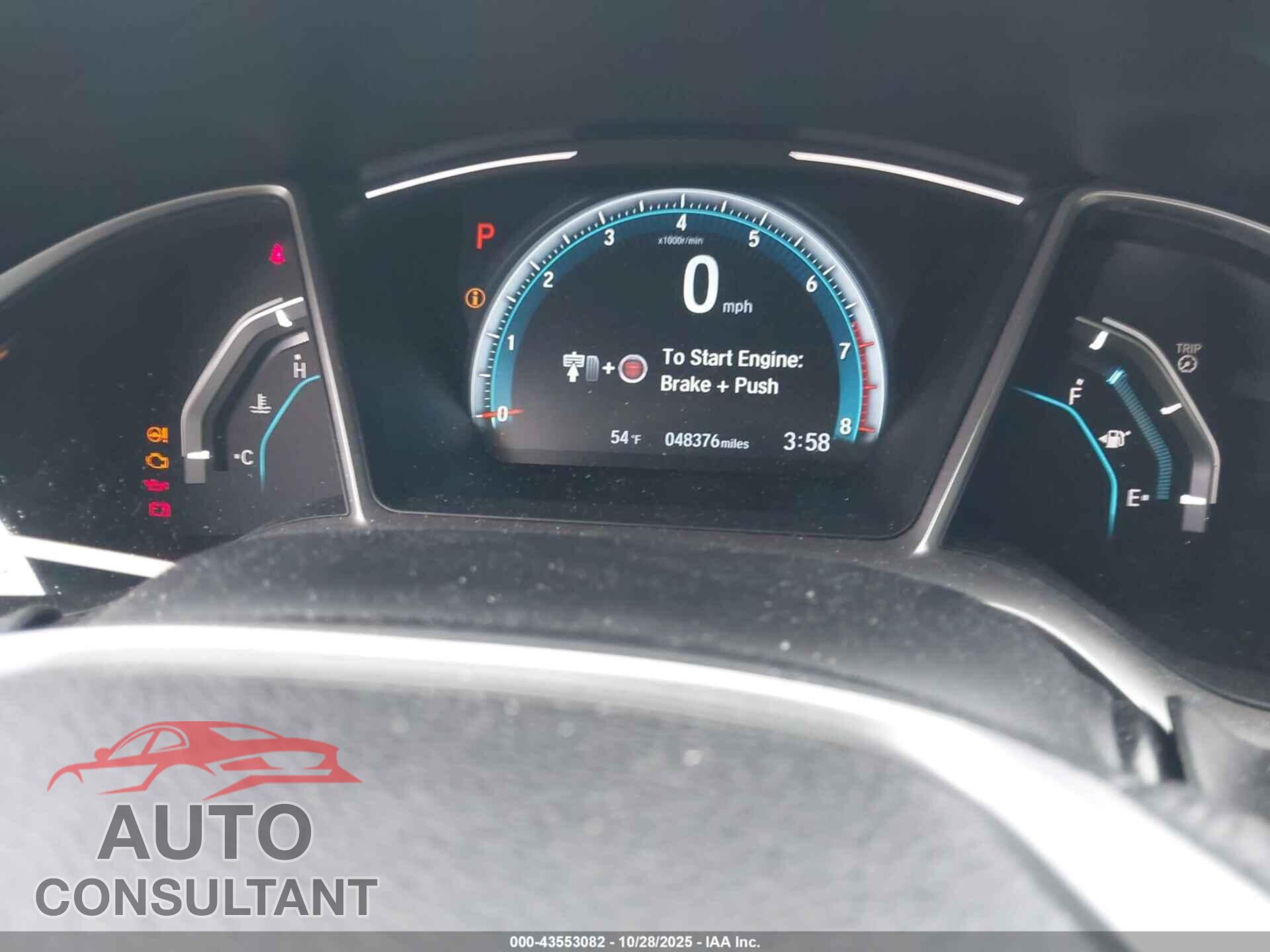 HONDA CIVIC 2017 - 19XFC2F78HE051704