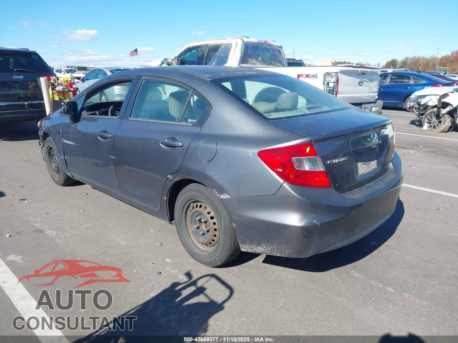 HONDA CIVIC 2012 - 19XFB2E51CE035386