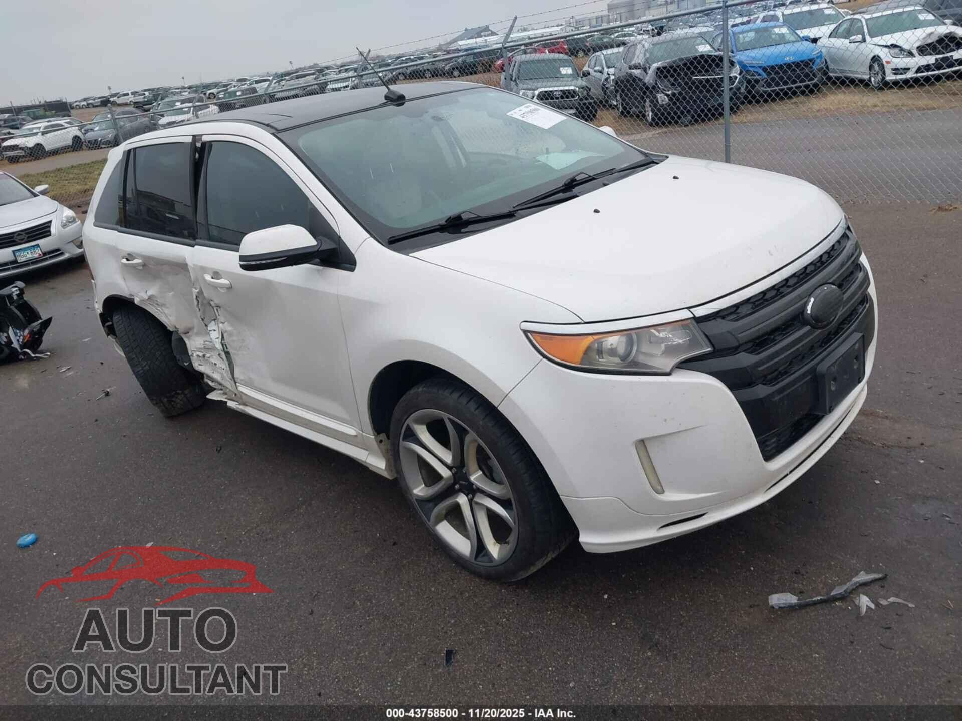 FORD EDGE 2014 - 2FMDK3AKXEBA89347