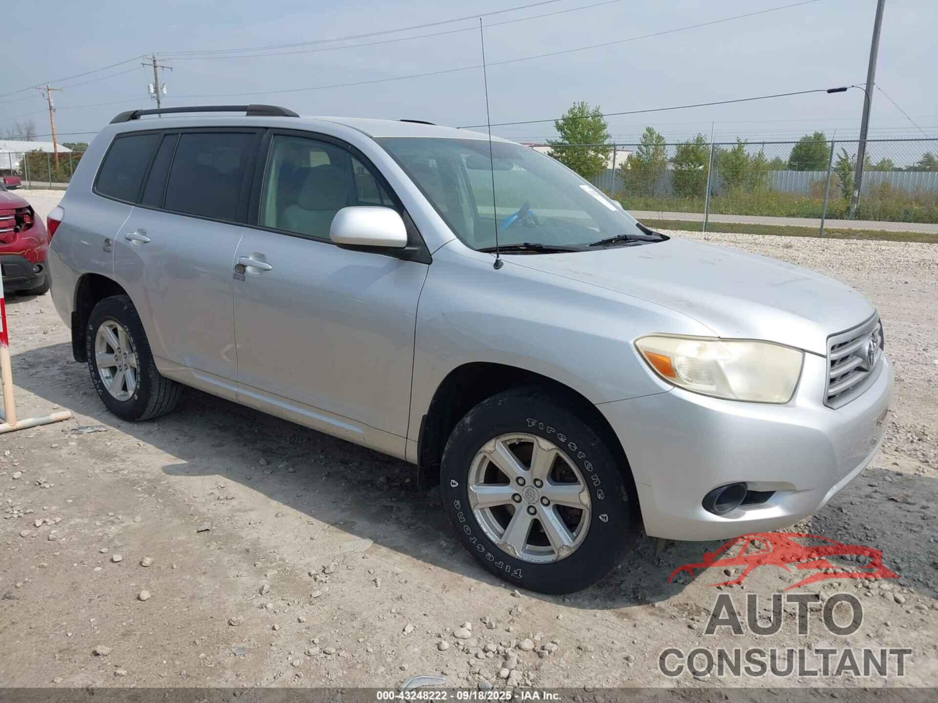 TOYOTA HIGHLANDER 2009 - JTEDA41A992006230
