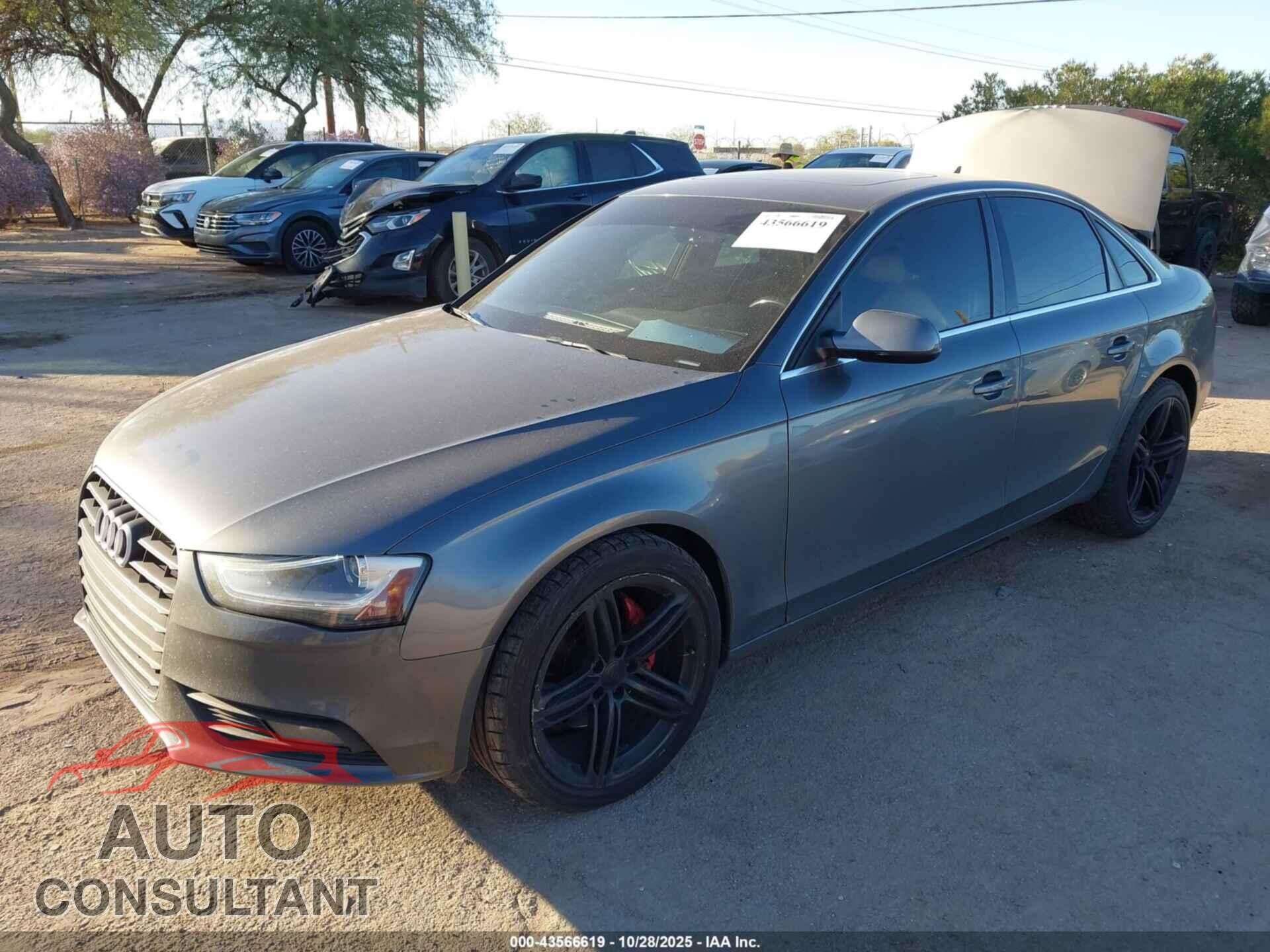 AUDI A4 2013 - WAUBFAFL8DN044123