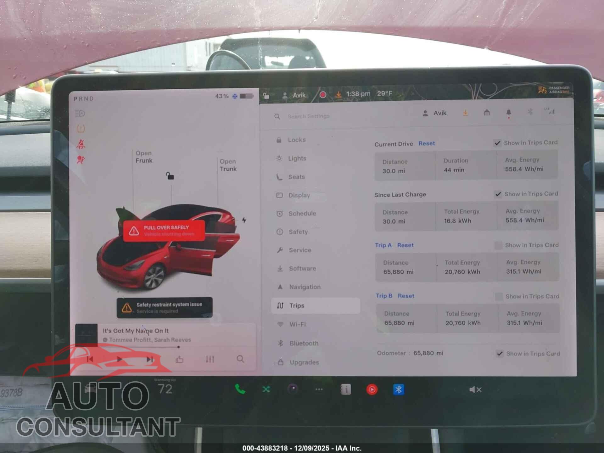 TESLA MODEL 3 2019 - 5YJ3E1EB9KF440785