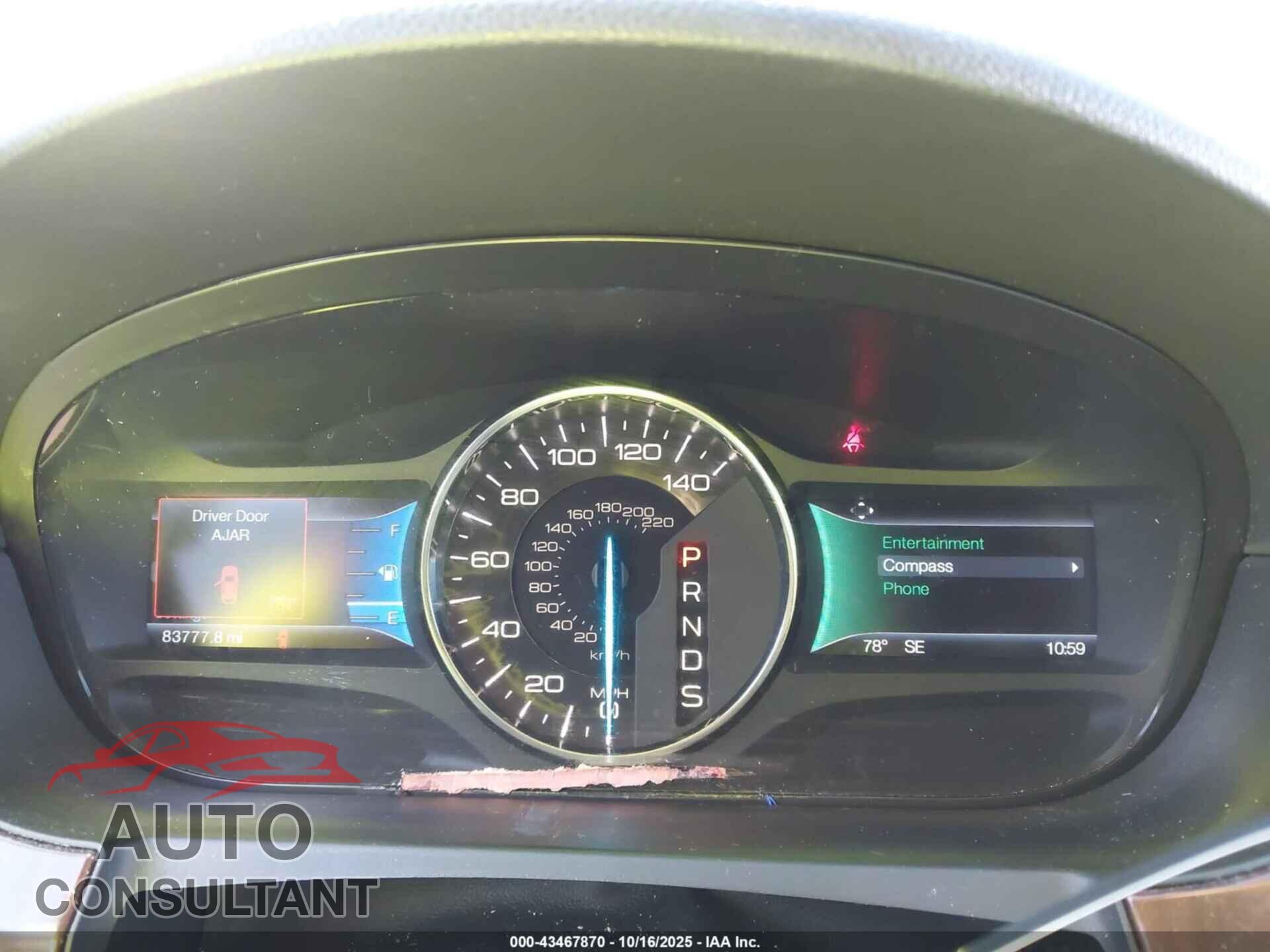 FORD EDGE 2014 - 2FMDK3KC5EBA38250