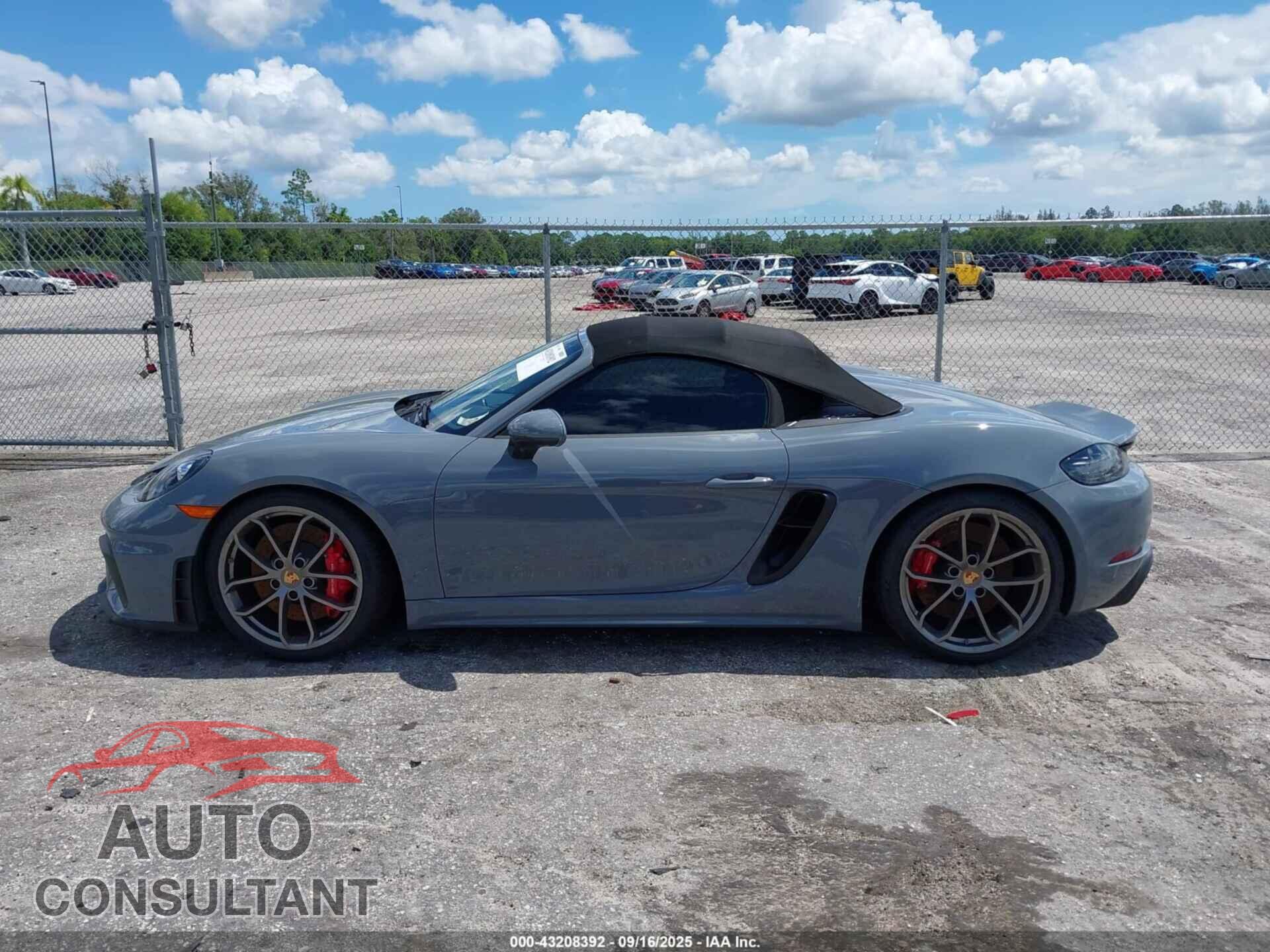 PORSCHE 718 SPYDER 2023 - WP0CC2A85PS222391