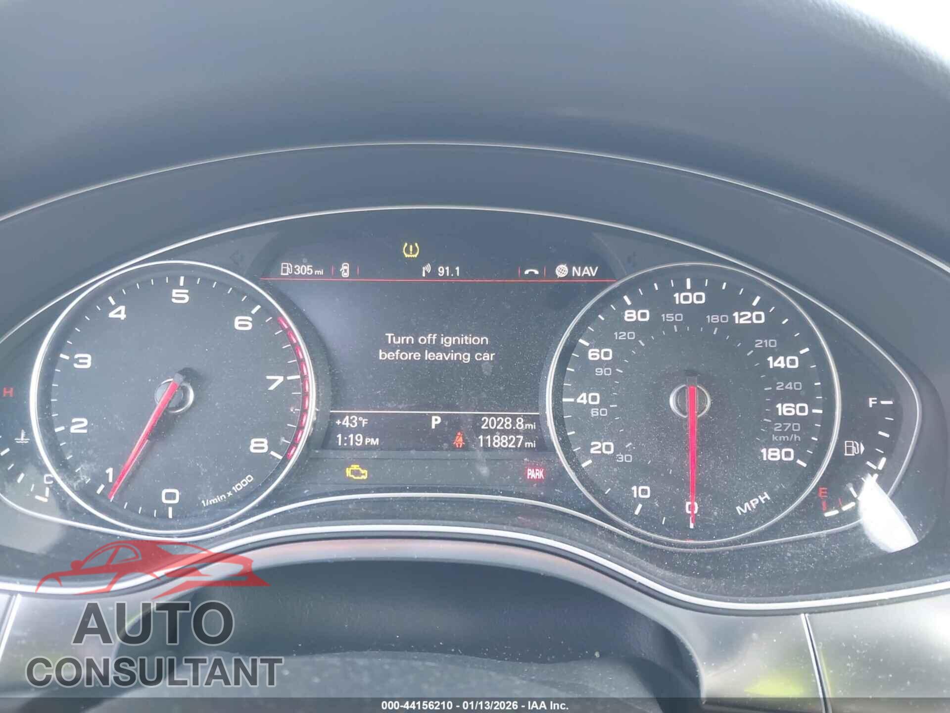 AUDI A6 2013 - WAUGFAFC8DN087575