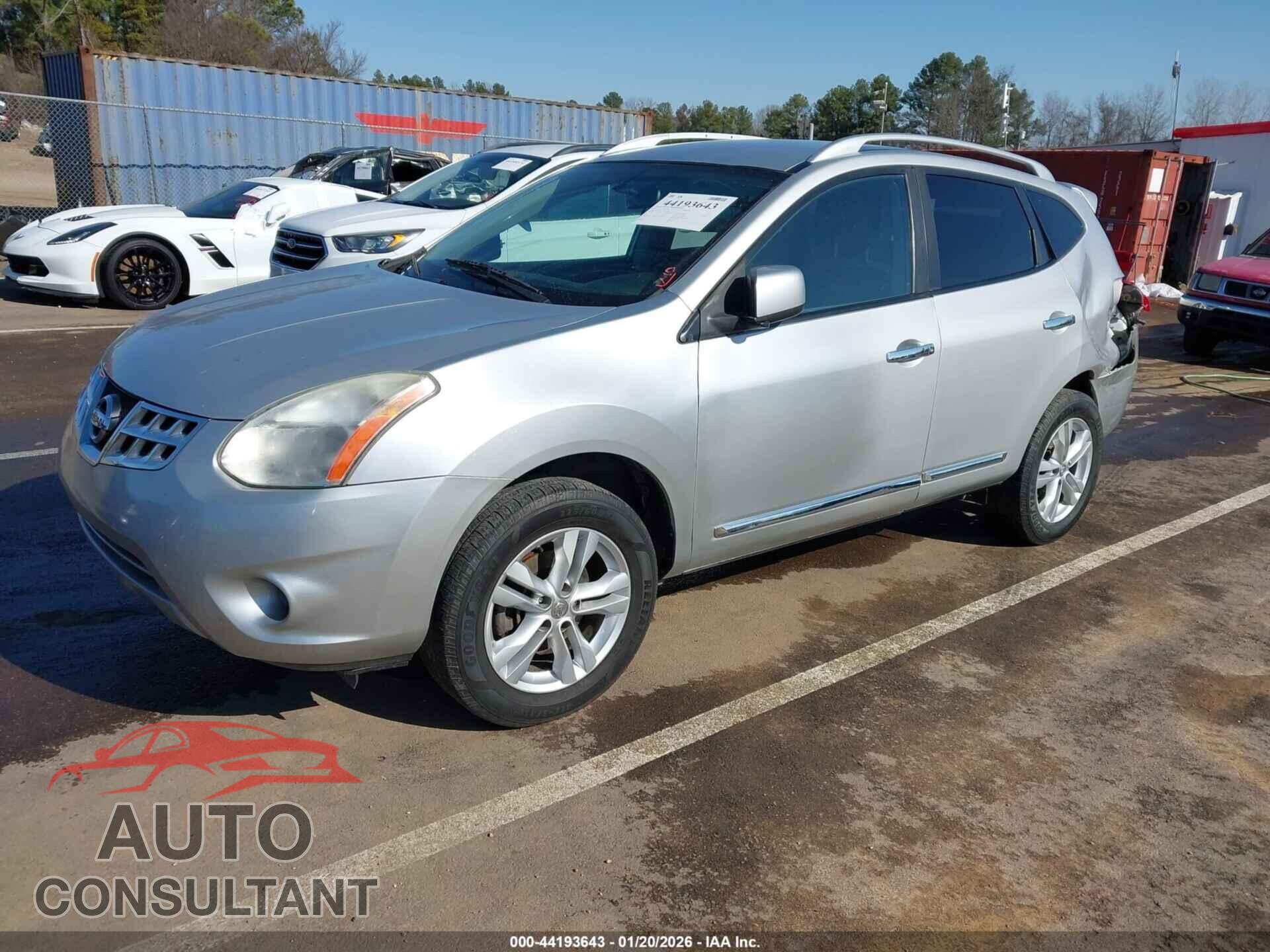 NISSAN ROGUE 2012 - JN8AS5MT5CW607890