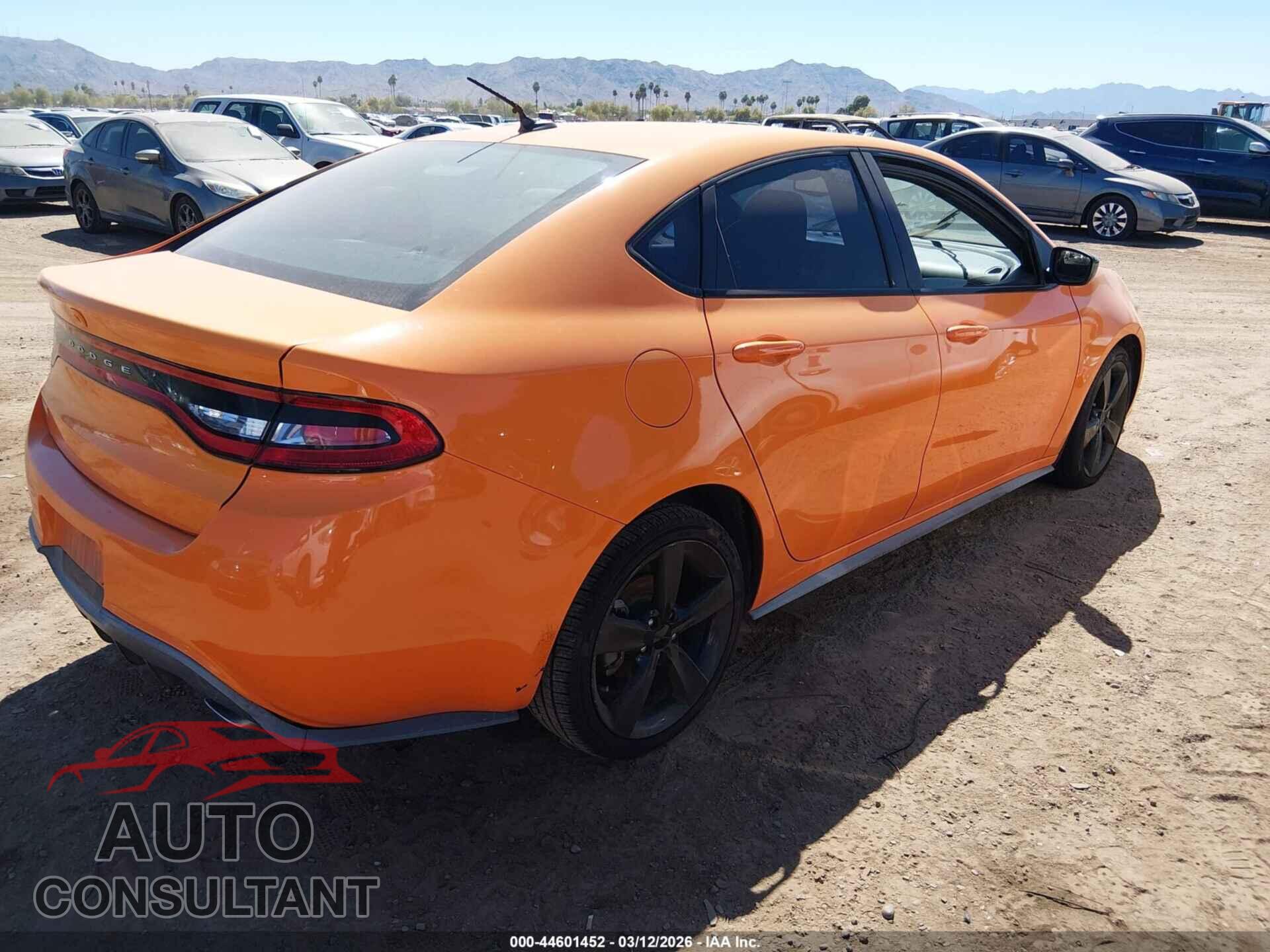 DODGE DART 2014 - 1C3CDFBB6ED870861