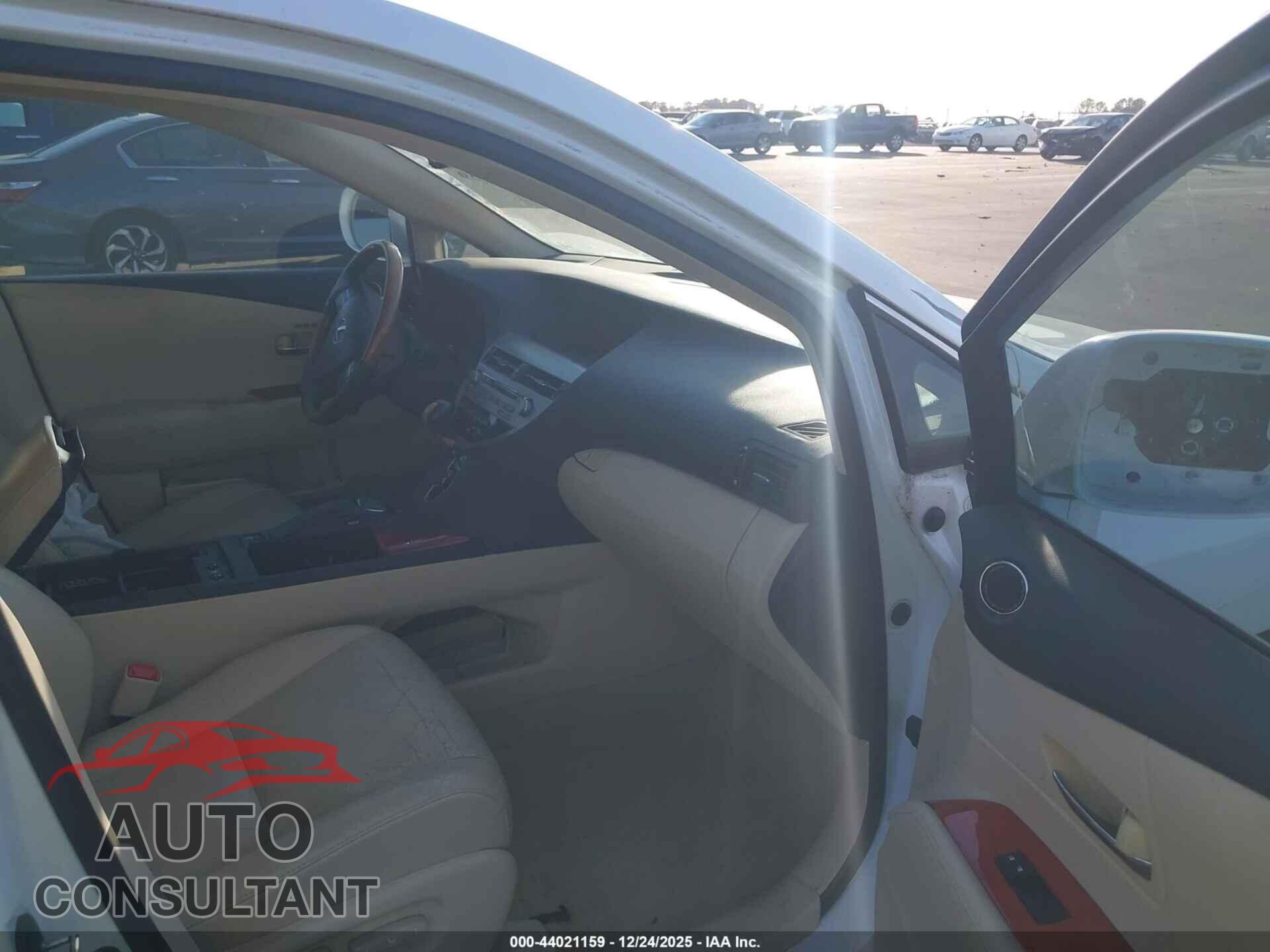 LEXUS RX 350 2011 - 2T2BK1BA3BC083586