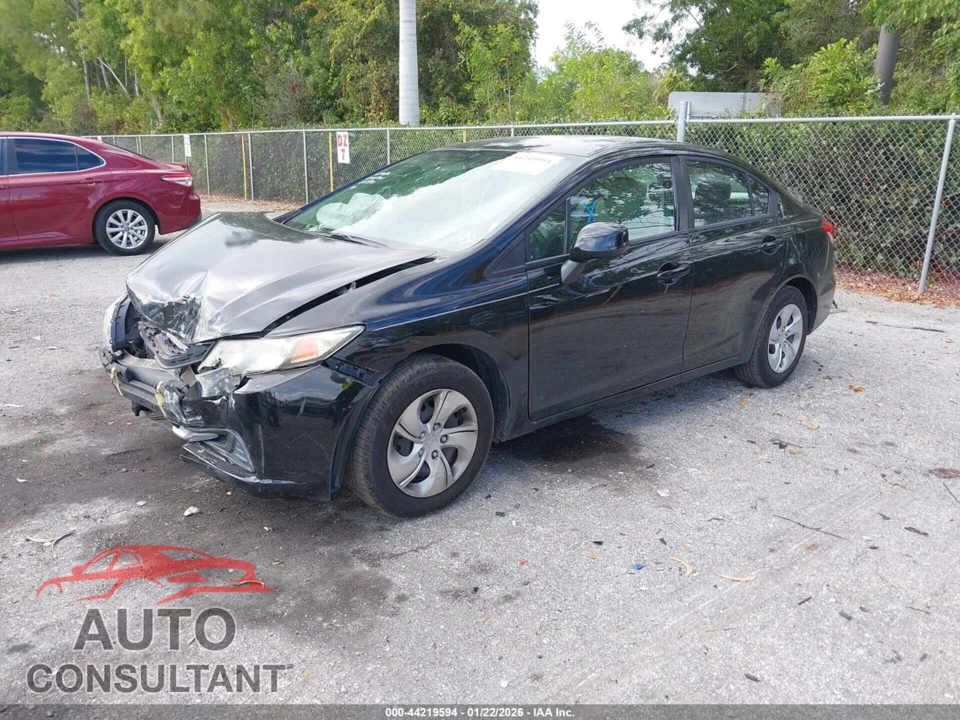 HONDA CIVIC 2013 - 19XFB2F54DE007470