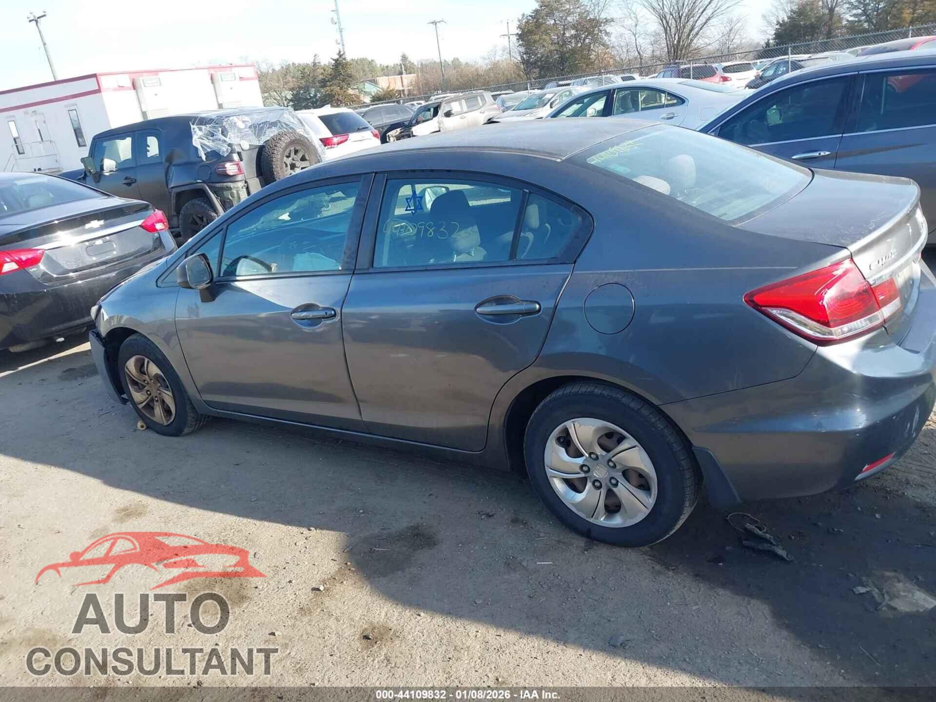 HONDA CIVIC 2013 - 2HGFB2F5XDH557018