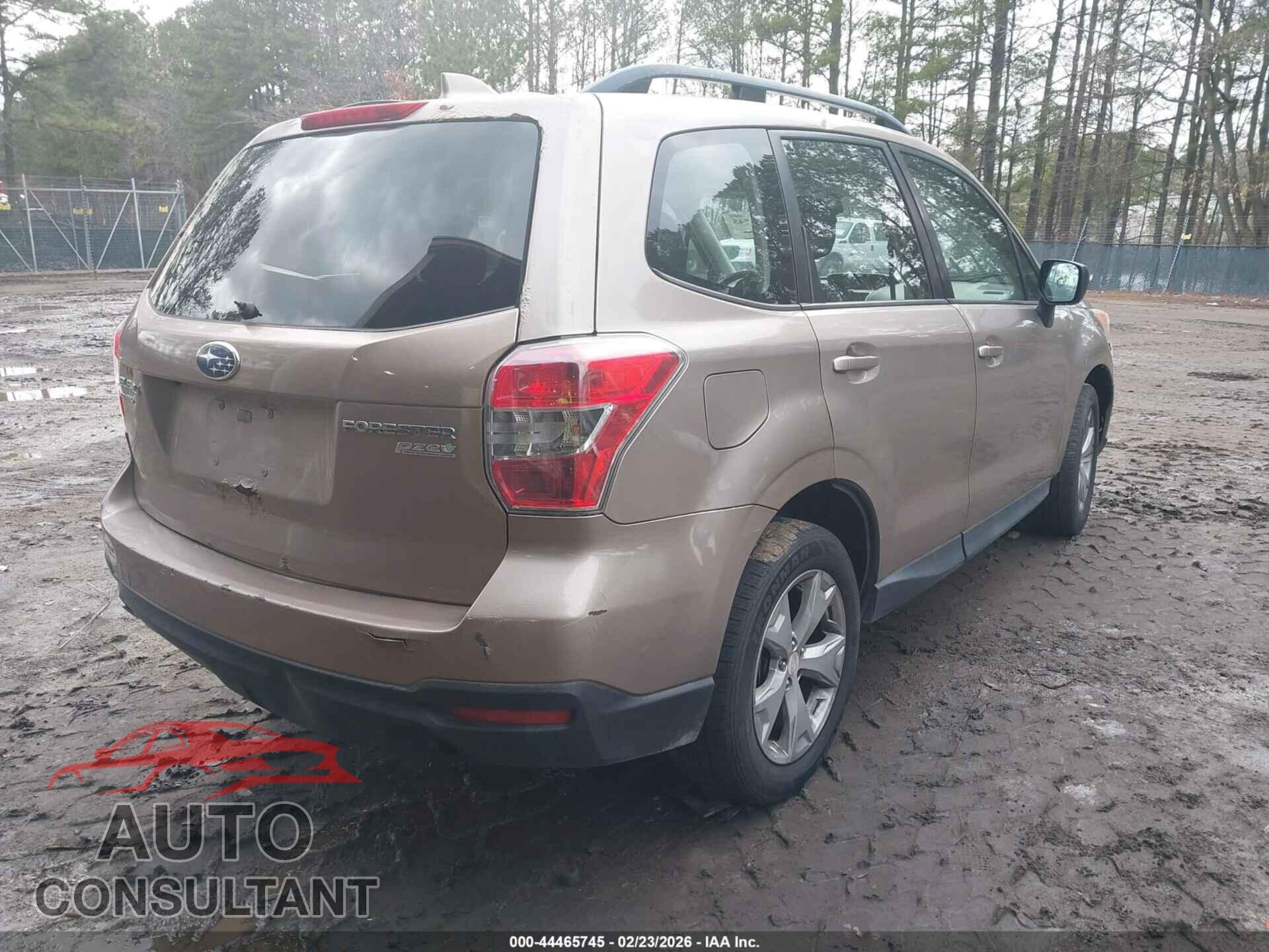 SUBARU FORESTER 2016 - JF2SJABC5GH483985