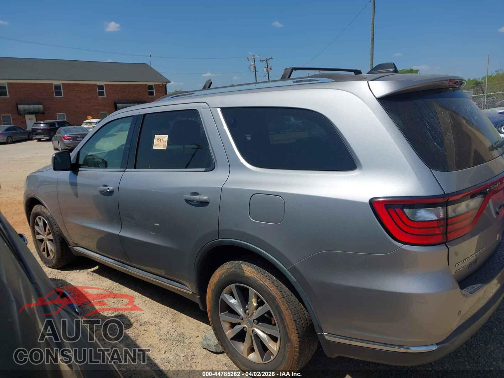 DODGE DURANGO 2016 - 1C4RDJDG0GC477206