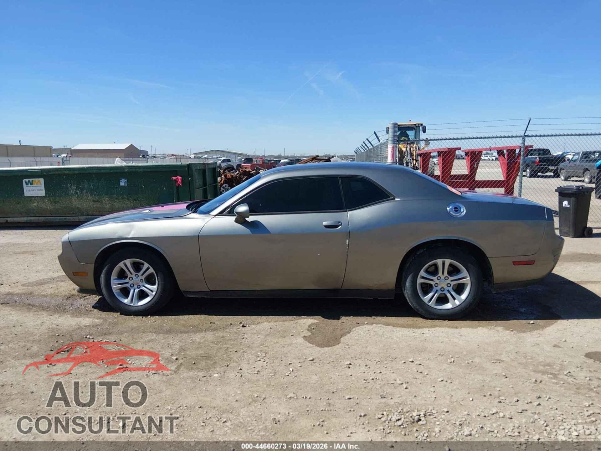 DODGE CHALLENGER 2012 - 2C3CDYAG0CH254193