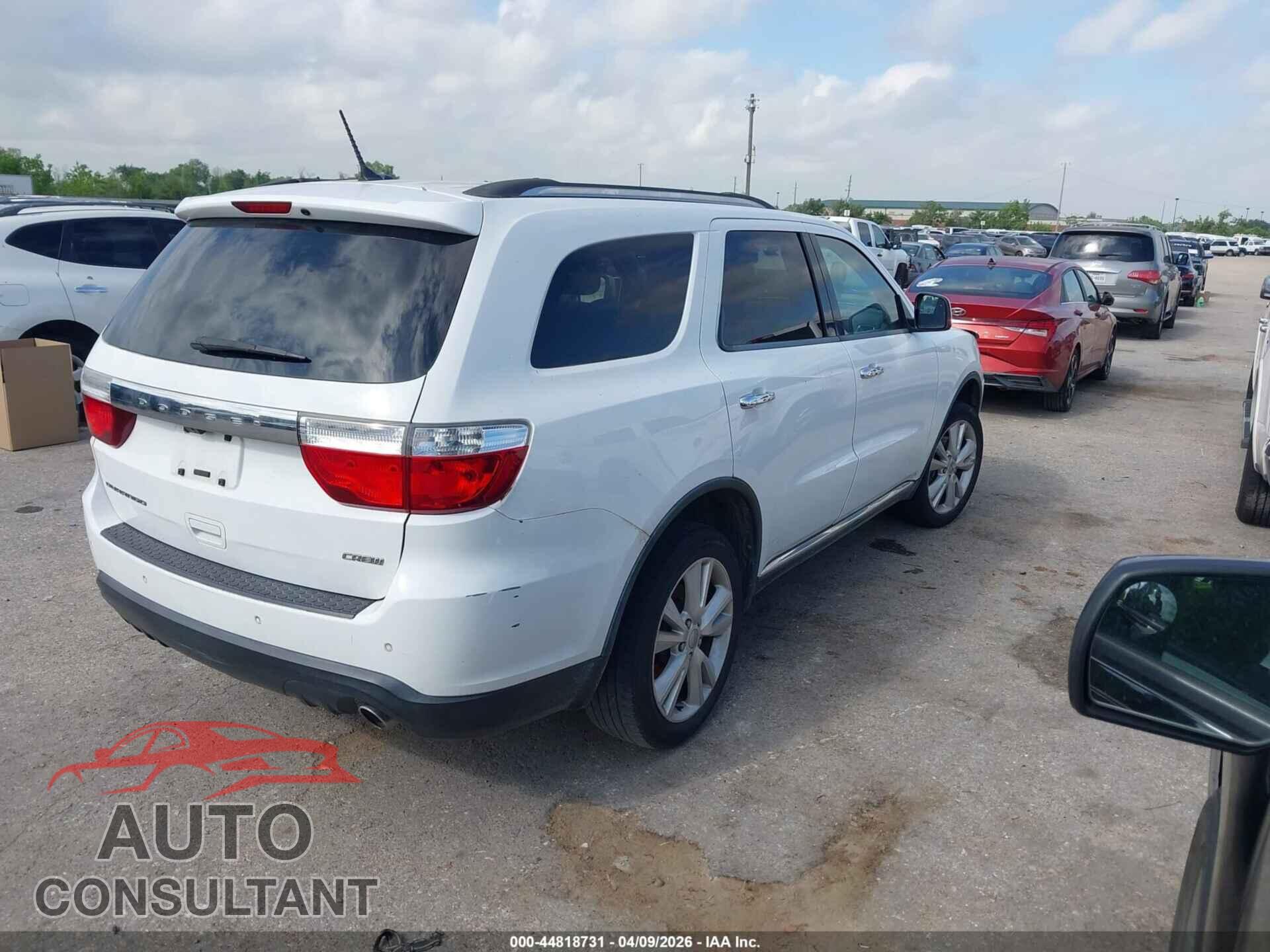 DODGE DURANGO 2013 - 1C4RDHDGXDC632686