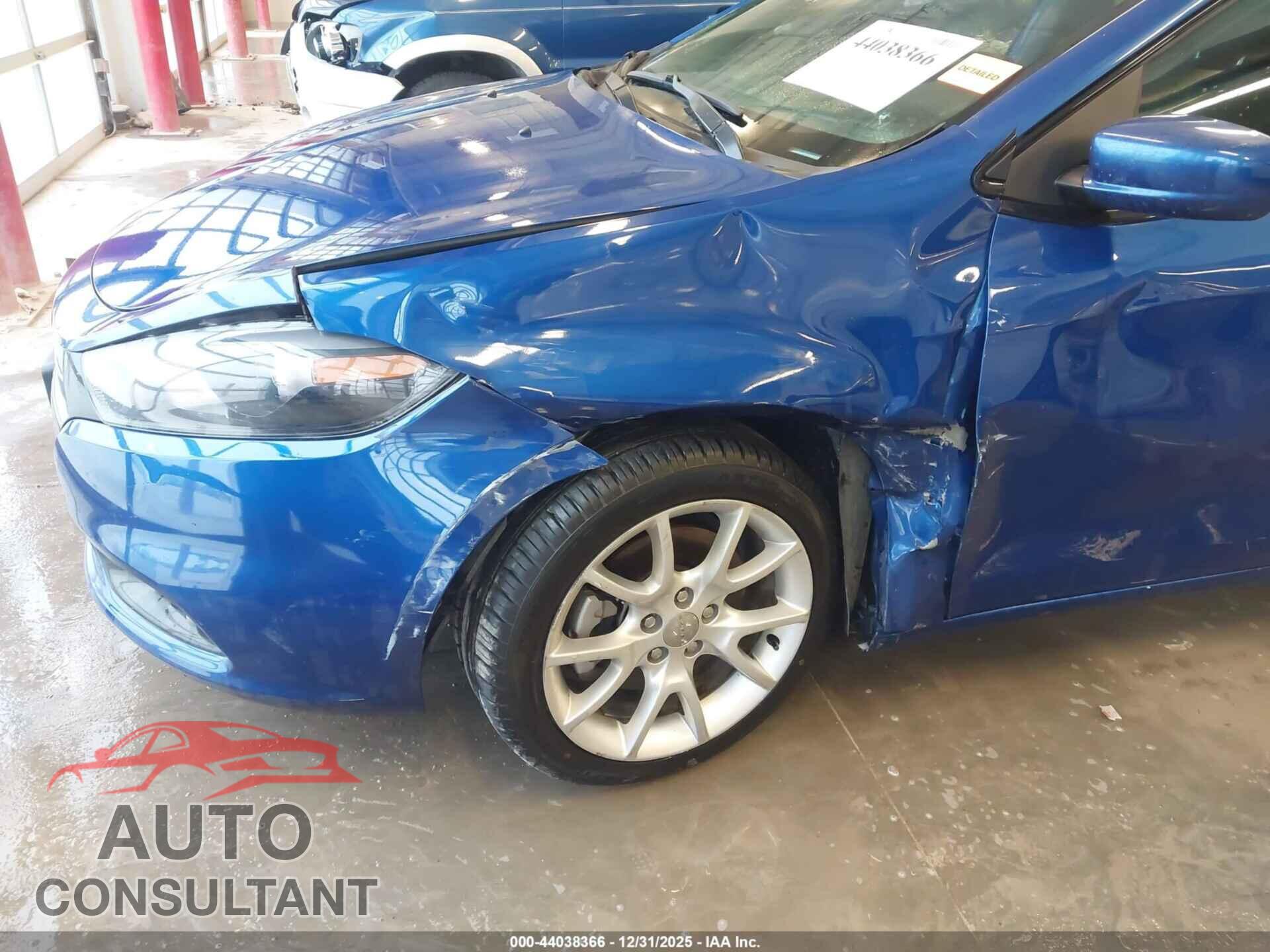 DODGE DART 2013 - 1C3CDFBA2DD104714