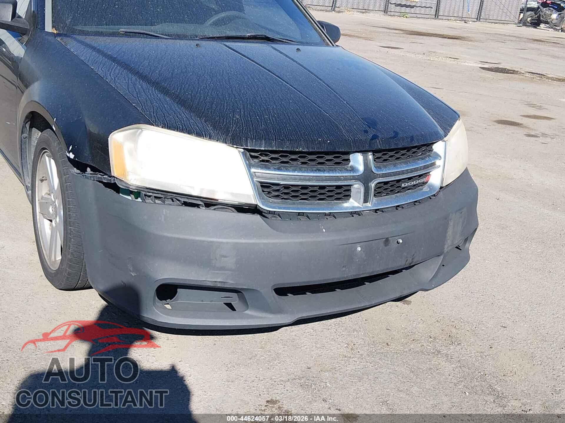 DODGE AVENGER 2013 - 1C3CDZAB4DN535495