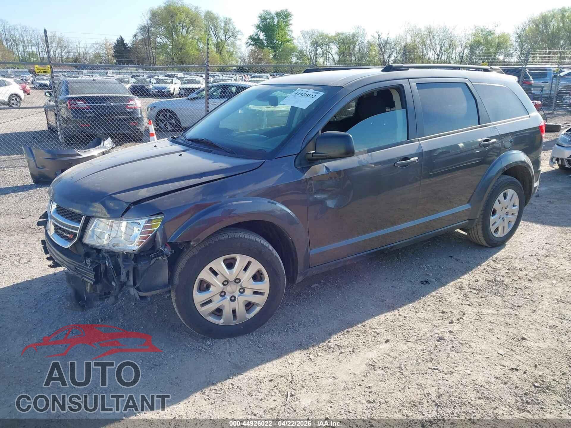 DODGE JOURNEY 2020 - 3C4PDCAB7LT237600