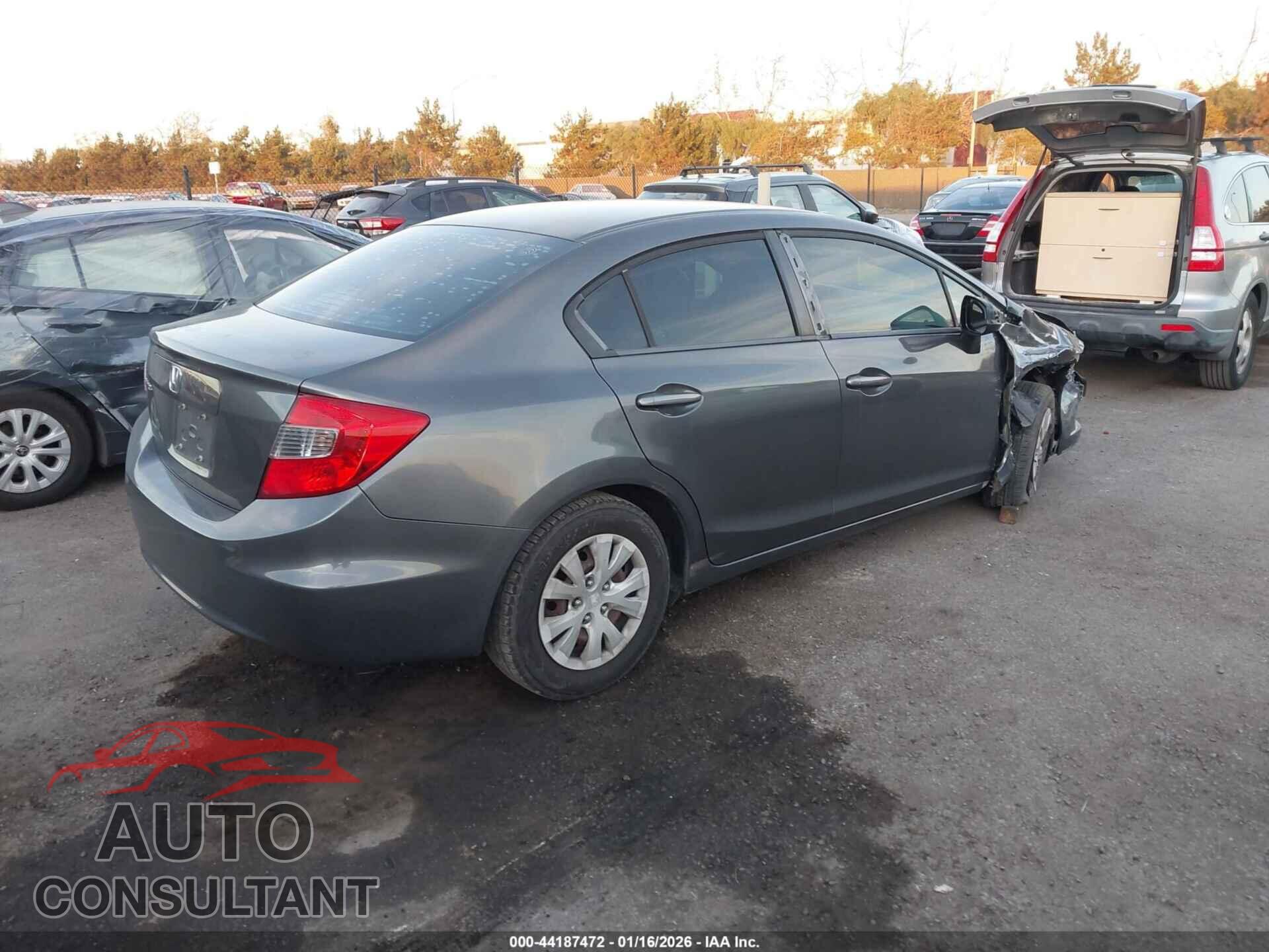HONDA CIVIC 2012 - 2HGFB2F56CH314563