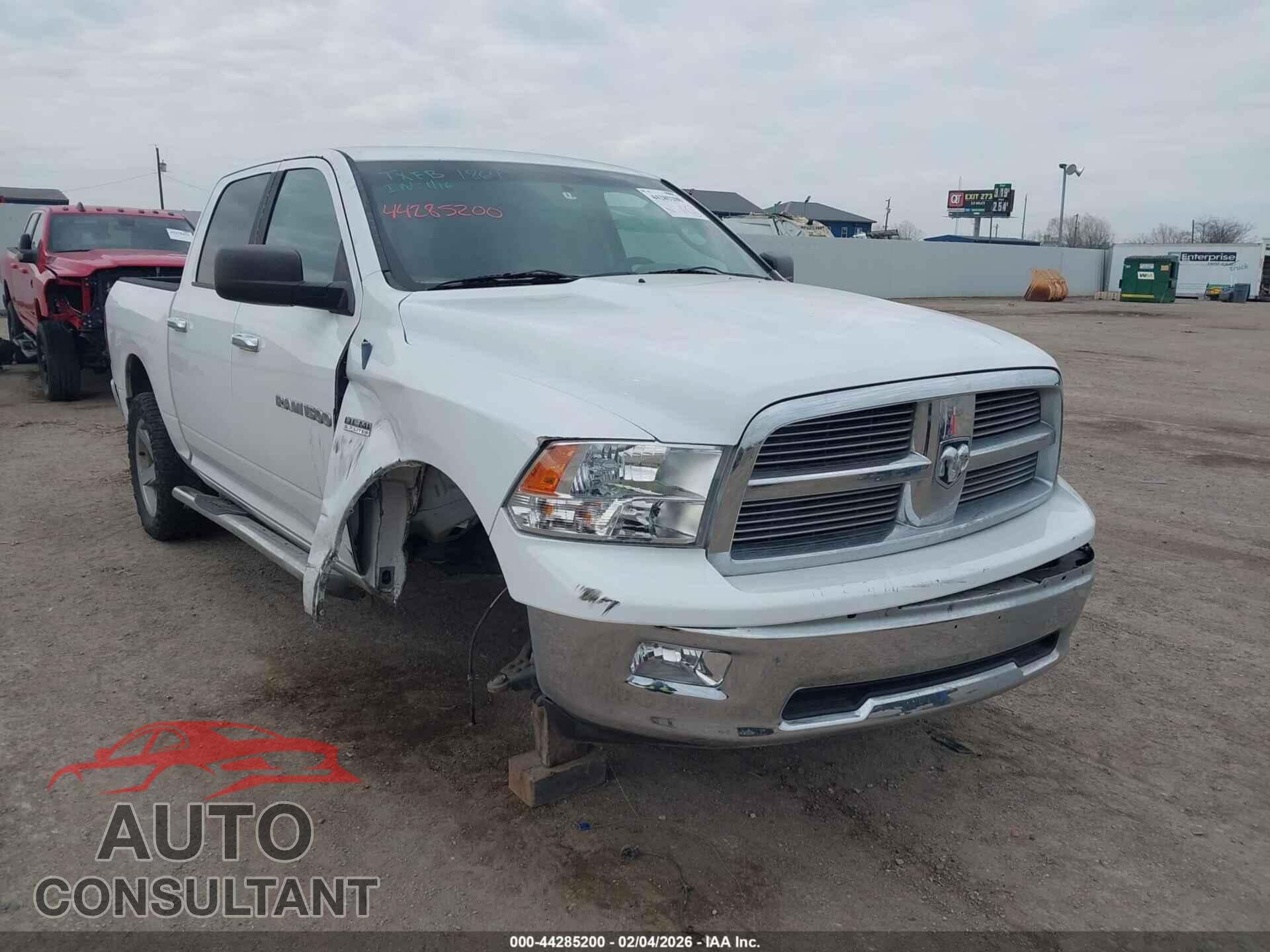 DODGE RAM 1500 2012 - 1C6RD6LT6CS143135