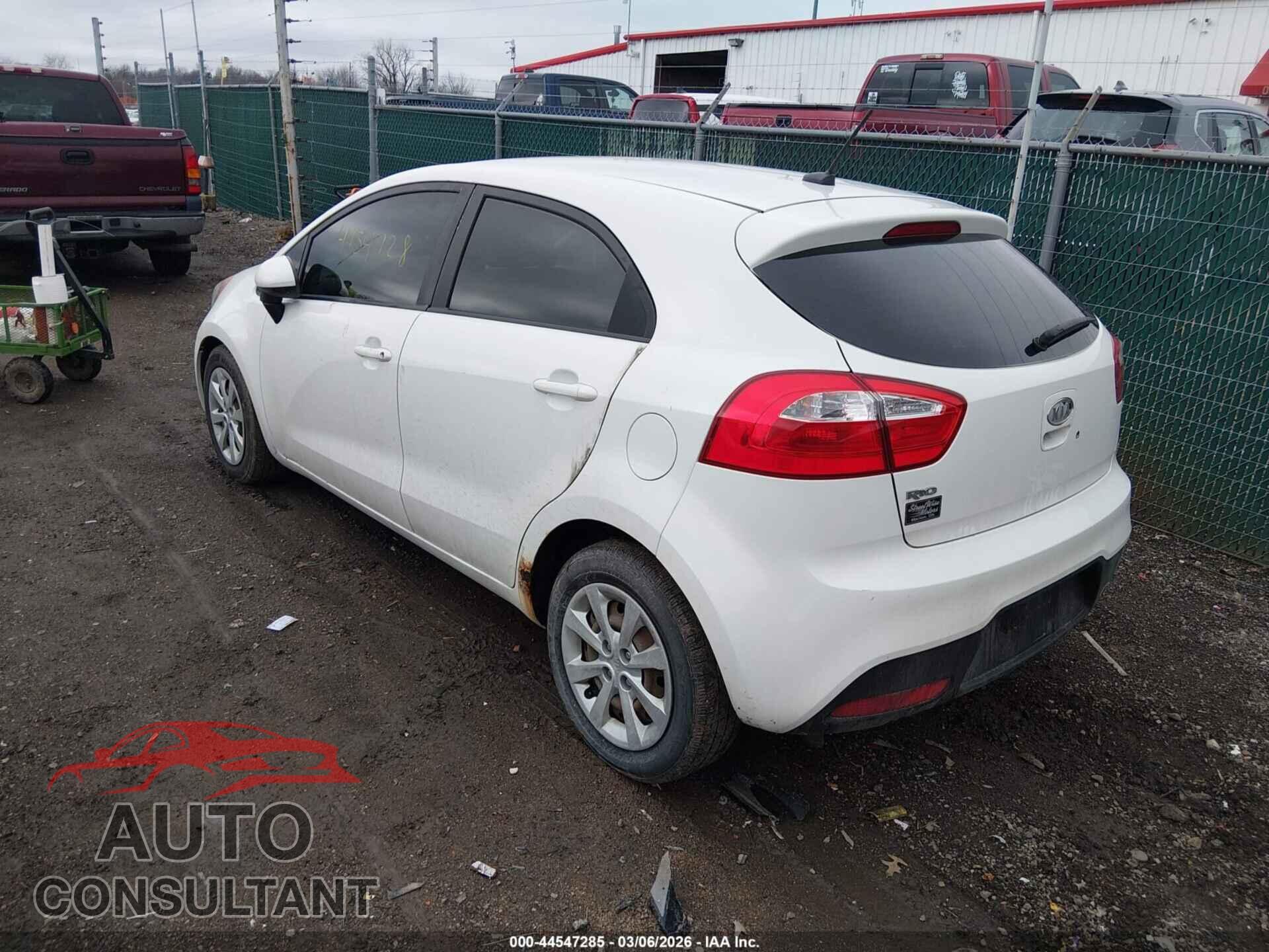 KIA RIO5 2012 - KNADM5A3XC6015048
