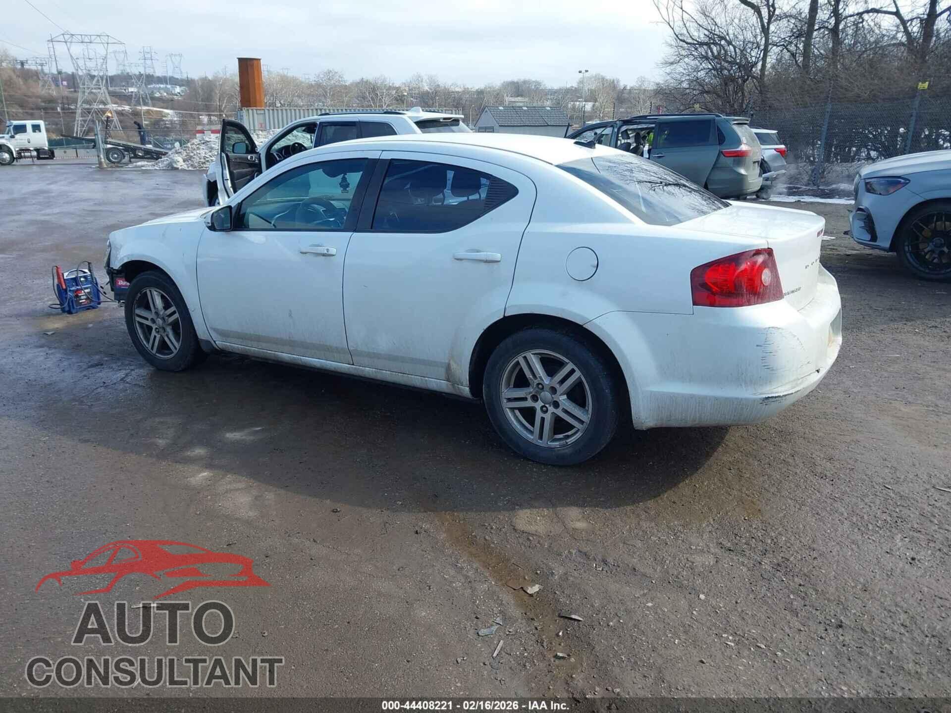 DODGE AVENGER 2012 - 1C3CDZCB9CN211857