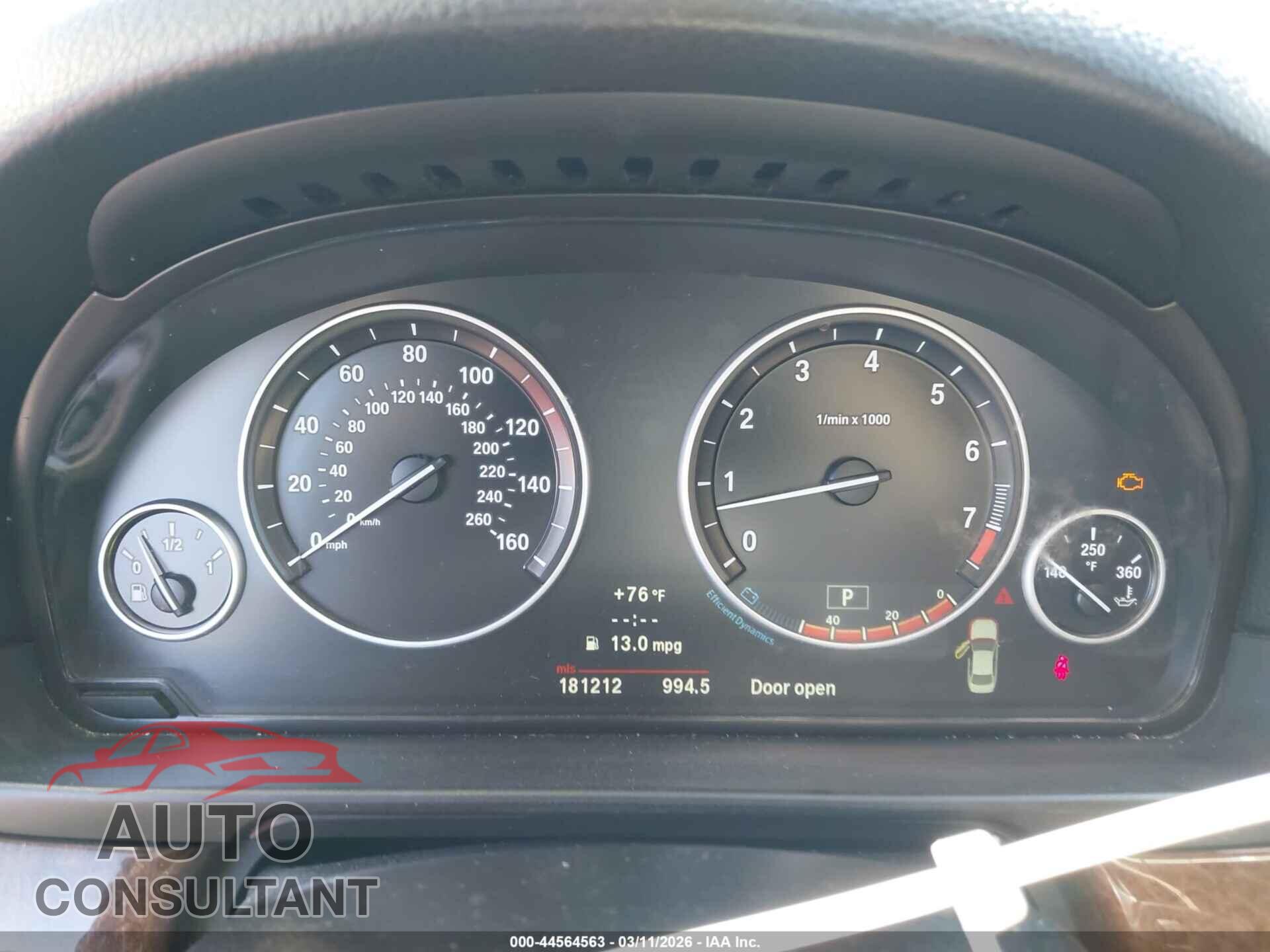 BMW 528I 2012 - WBAXH5C54CDW03815