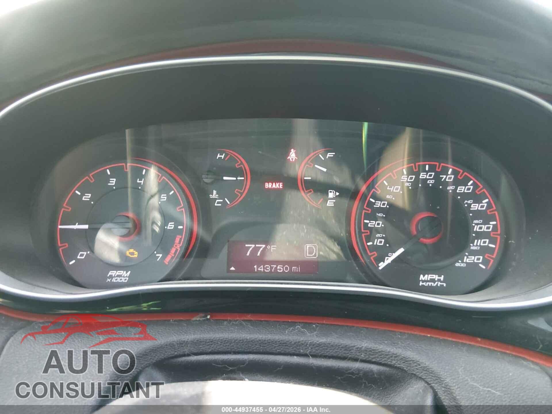 DODGE DART 2015 - 1C3CDFBB2FD415121