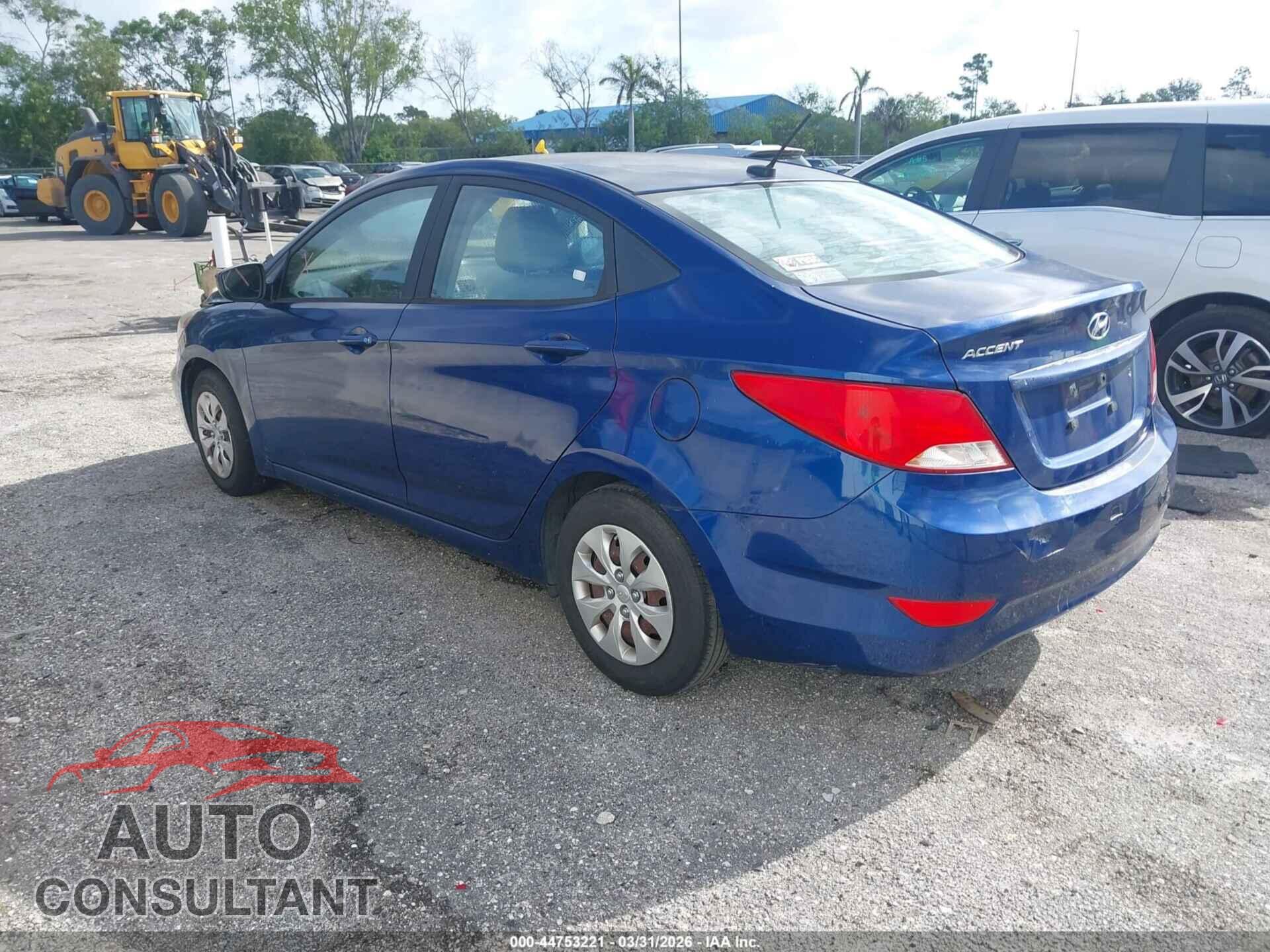 HYUNDAI ACCENT 2016 - KMHCT4AE7GU983473