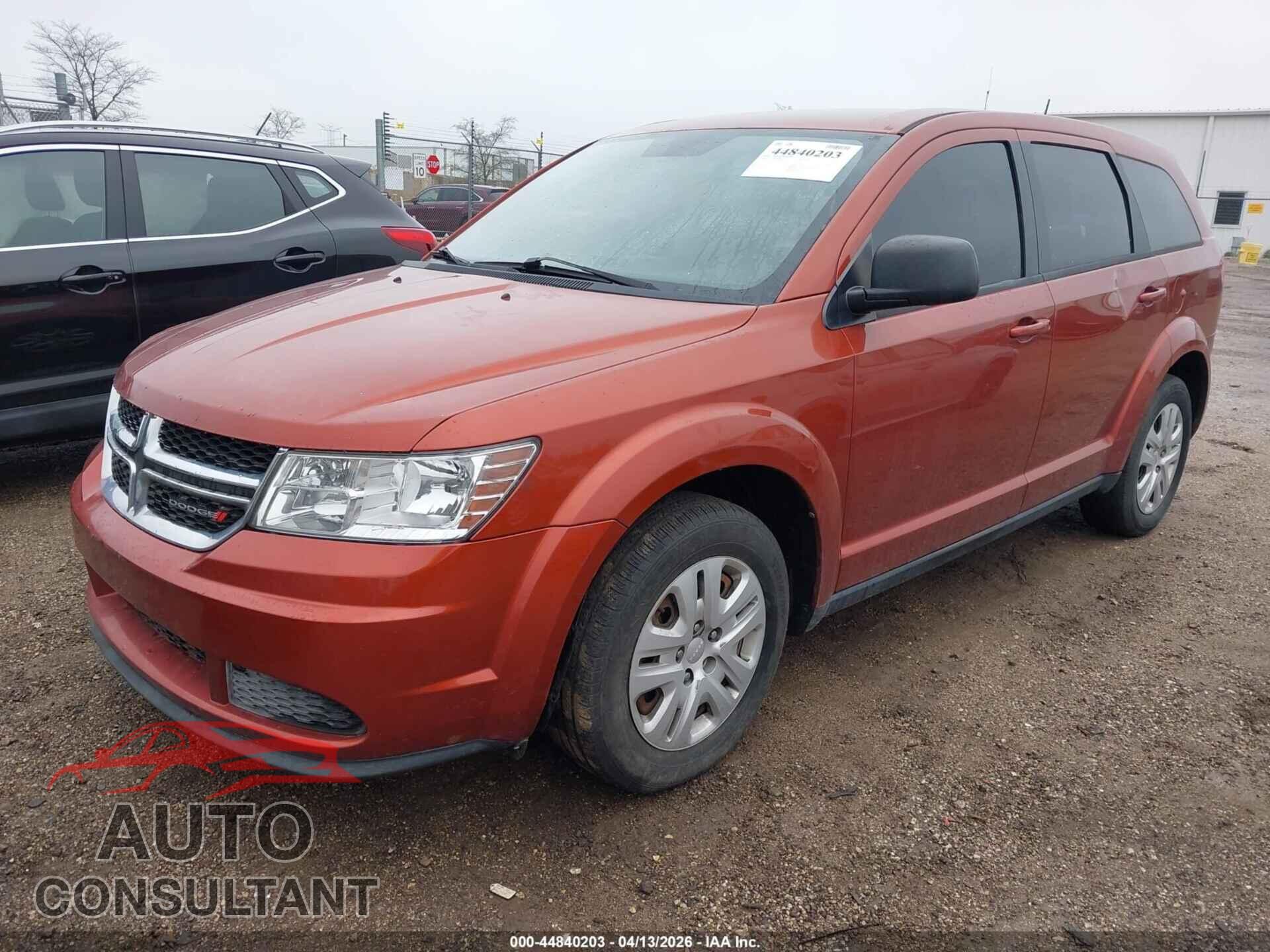 DODGE JOURNEY 2014 - 3C4PDCAB7ET201876