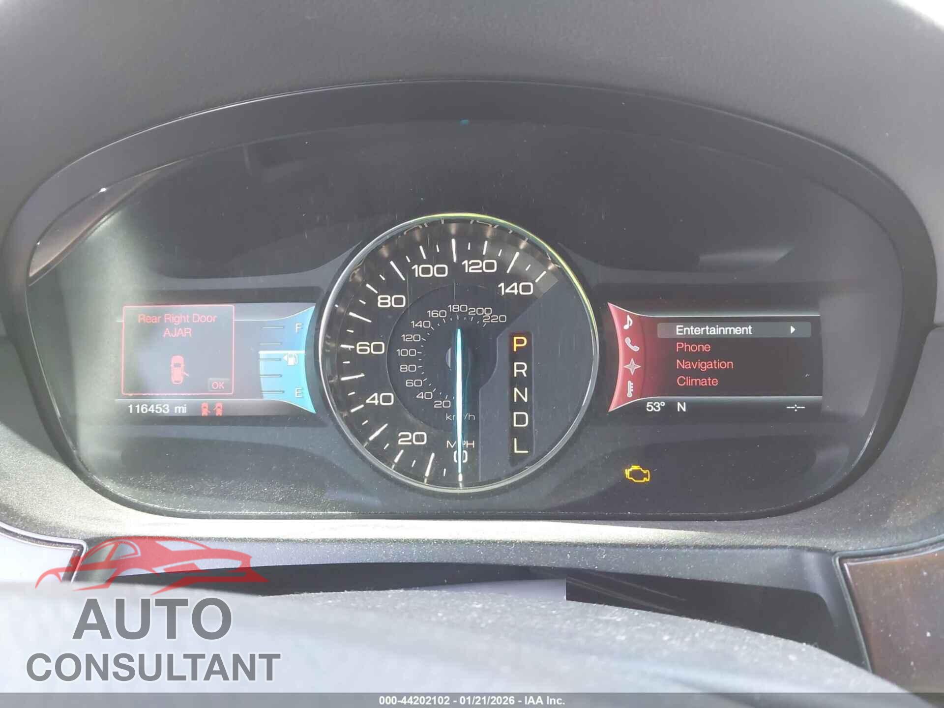 FORD EDGE 2012 - 2FMDK3K96CBA45712