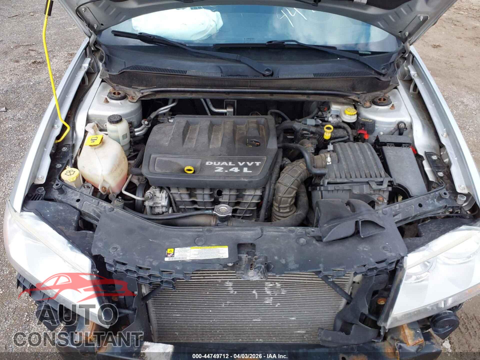 DODGE AVENGER 2012 - 1C3CDZAB7CN224349