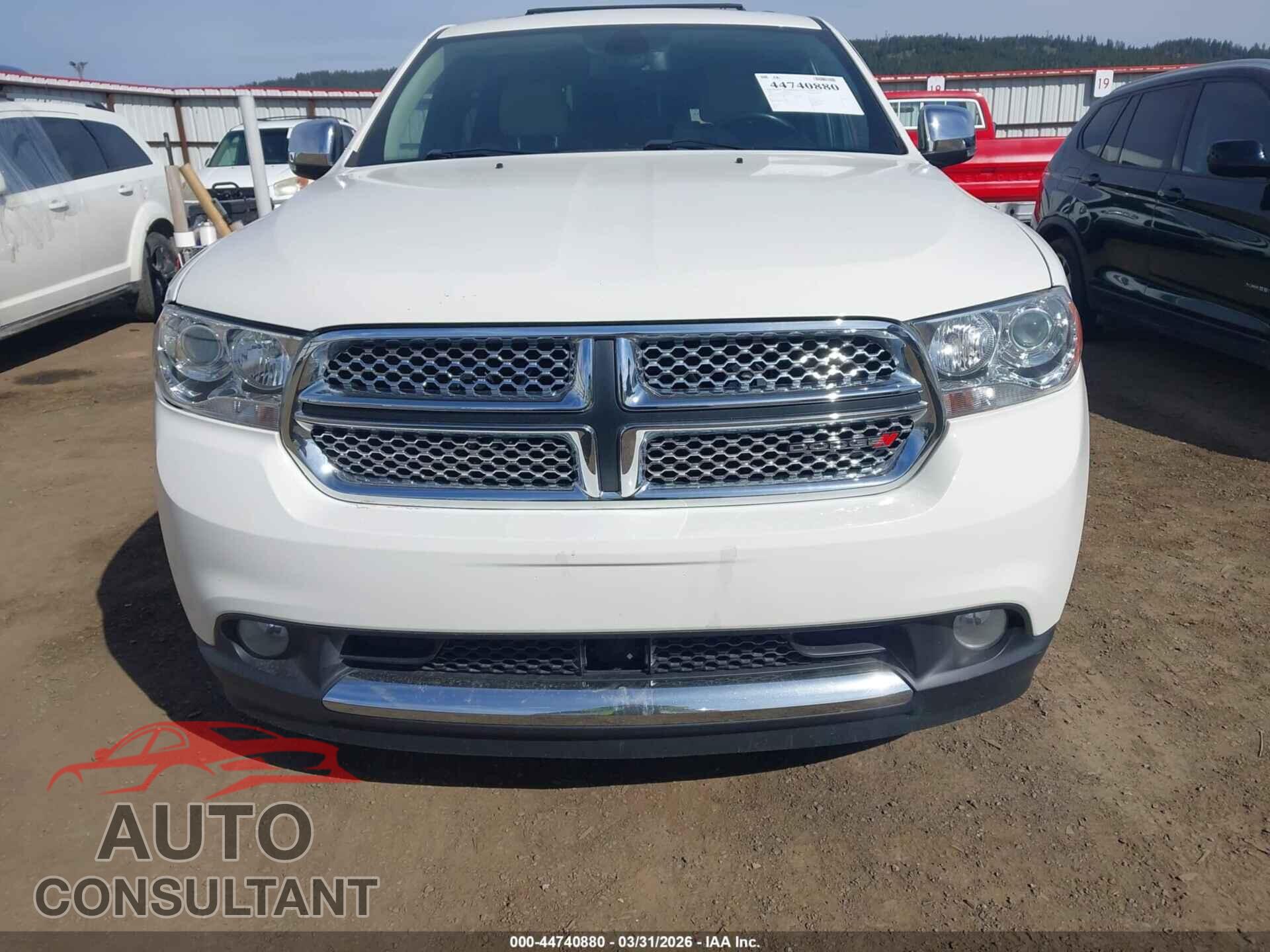 DODGE DURANGO 2012 - 1C4SDJET3CC282921