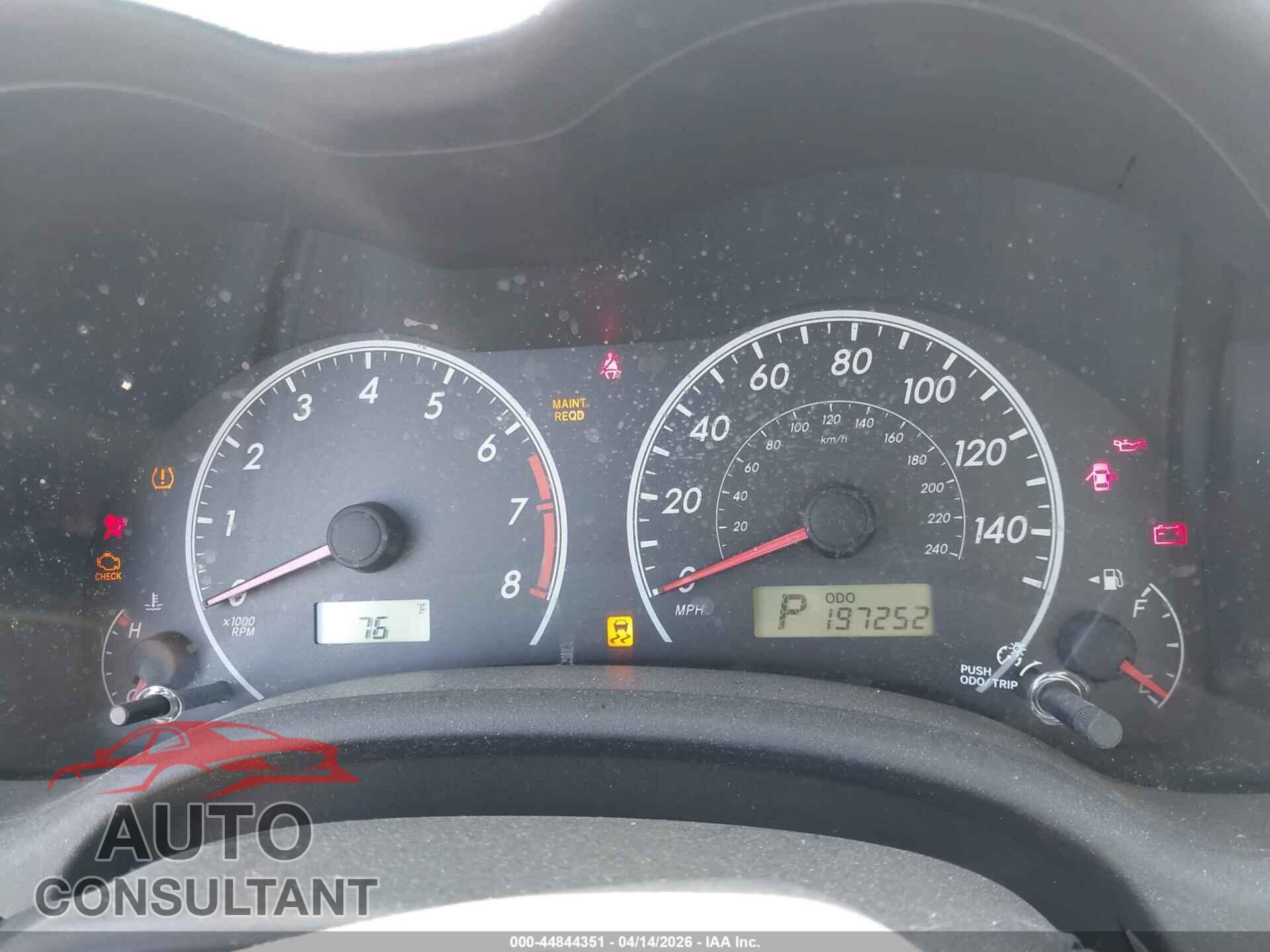 TOYOTA COROLLA 2011 - 2T1BU4EE6BC628033