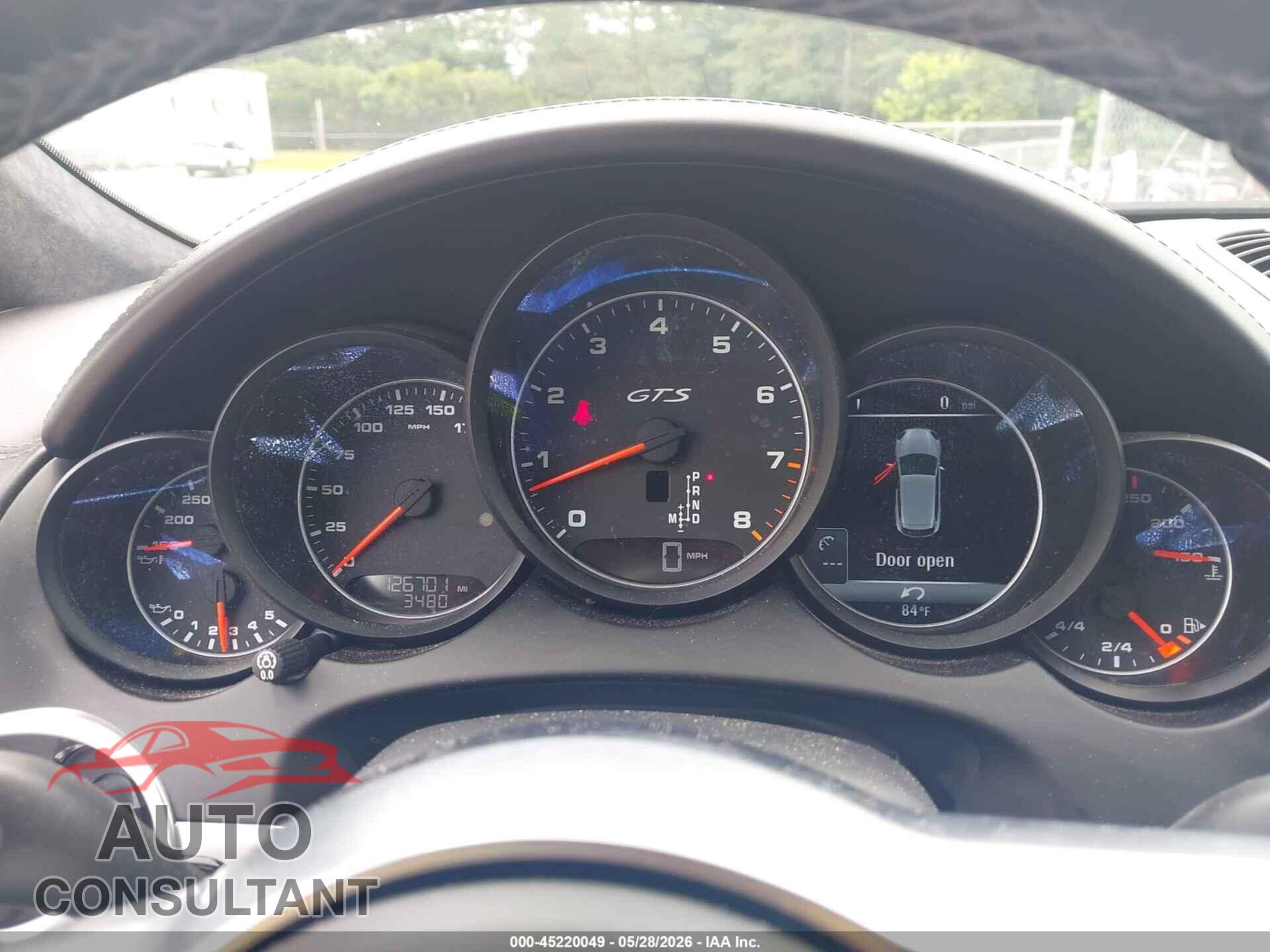 PORSCHE CAYENNE 2017 - WP1AD2A27HLA82225