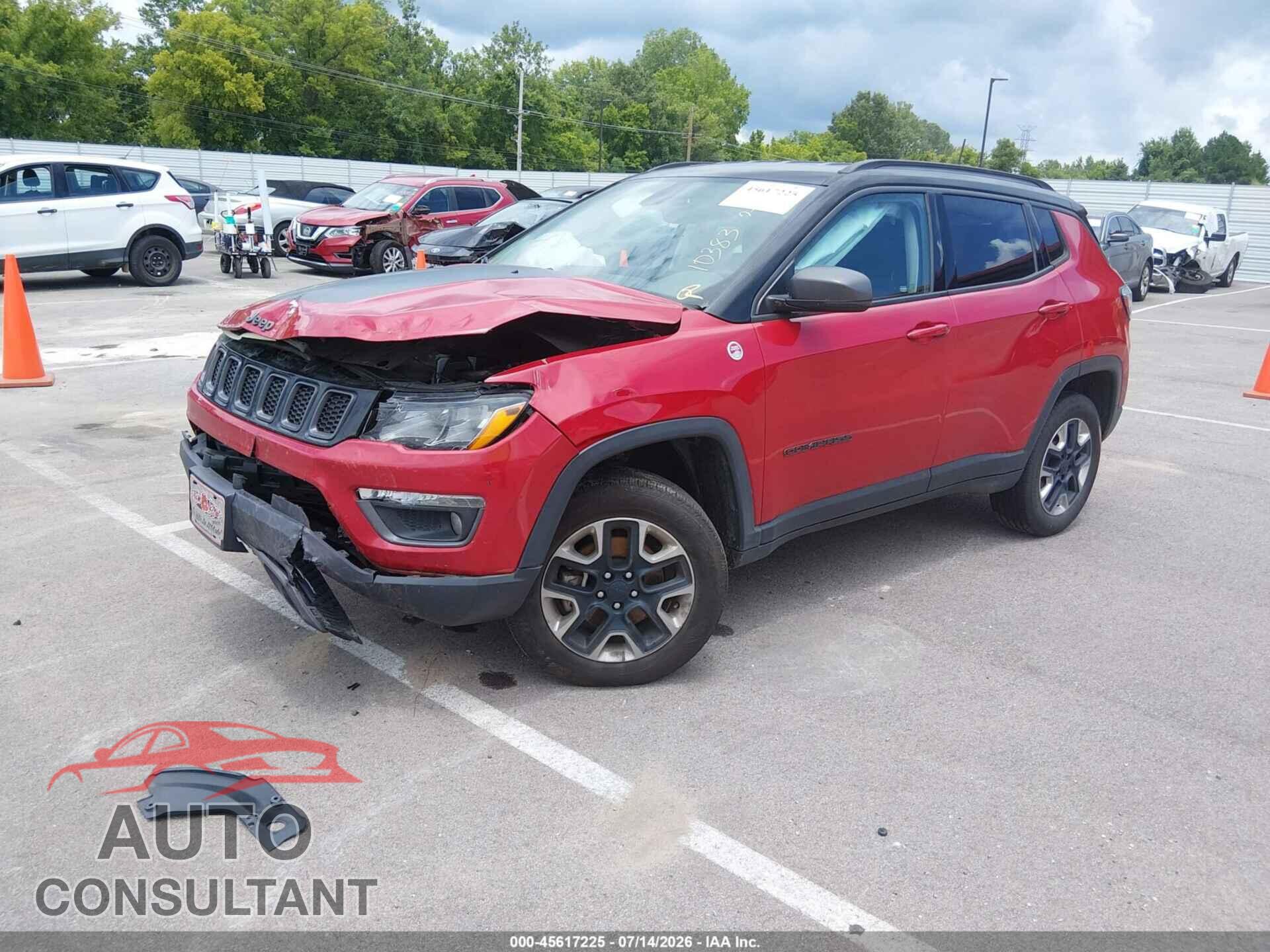 JEEP COMPASS 2017 - 3C4NJDDB8HT646553