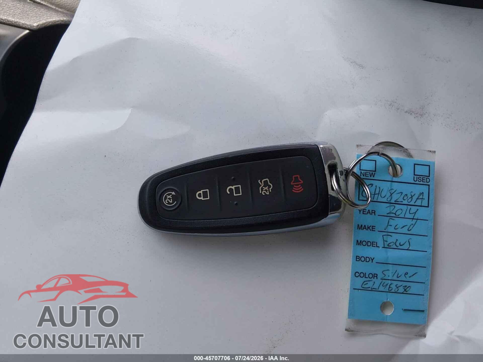 FORD FOCUS 2014 - 1FADP3N26EL146830