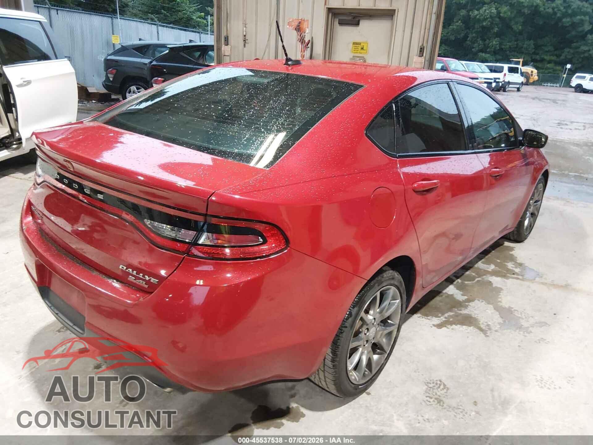 DODGE DART 2014 - 1C3CDFBB4ED830195