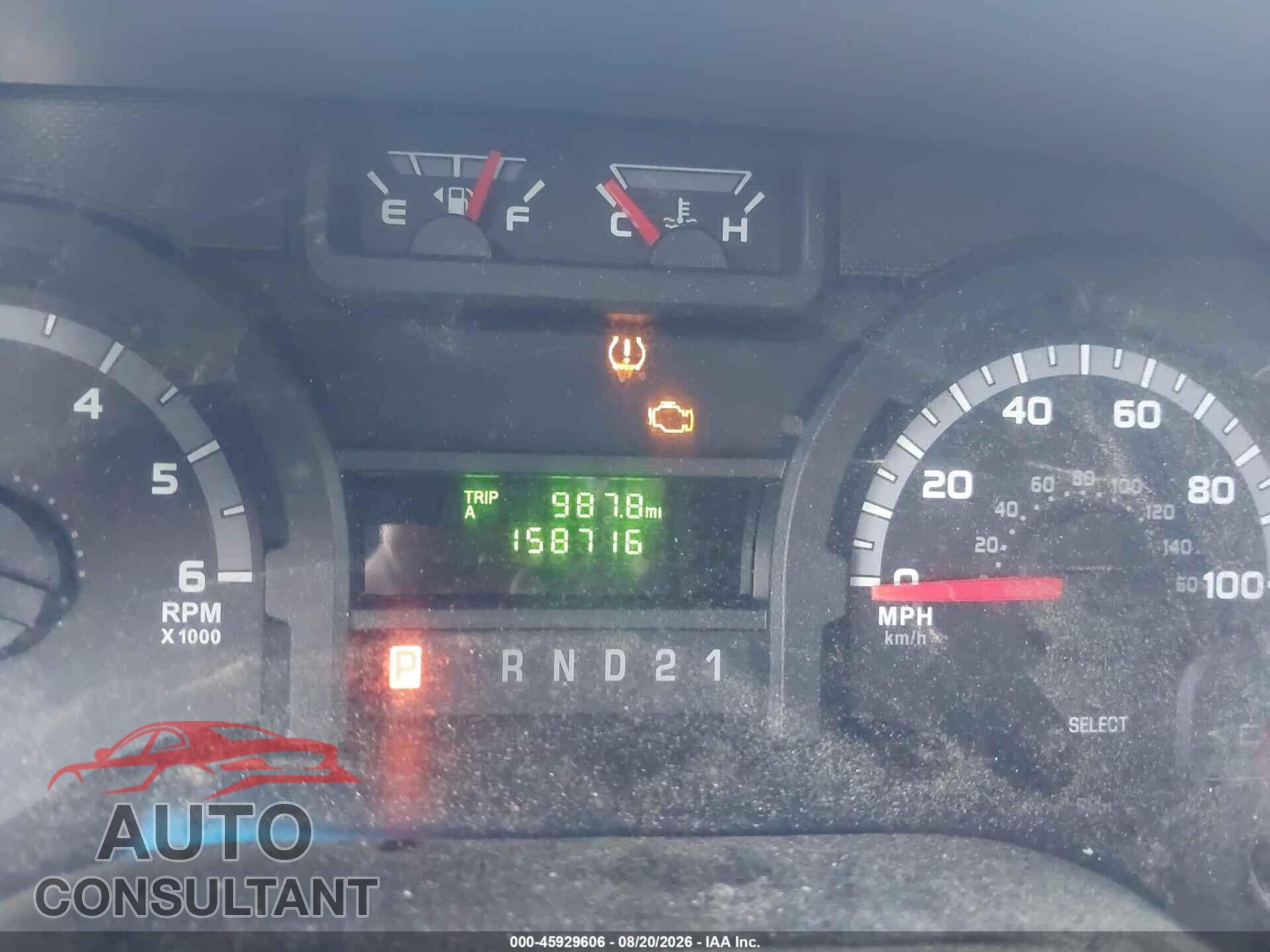 FORD E-250 2013 - 1FTNE2EW6DDA07595