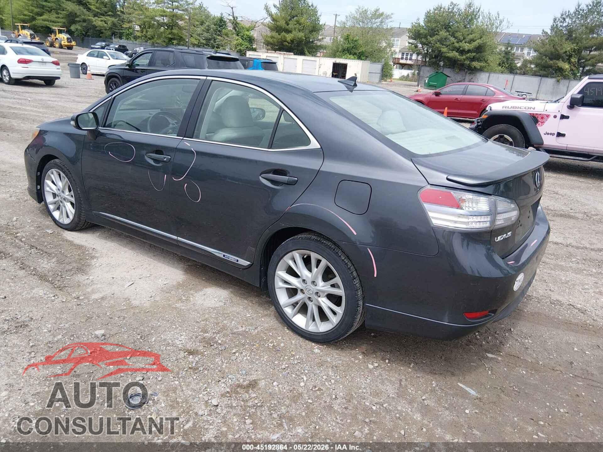 LEXUS HS 2010 - JTHBB1BA3A2025347