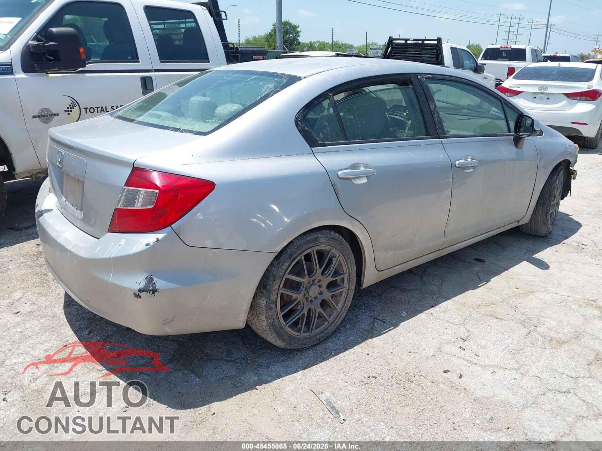 HONDA CIVIC 2012 - 19XFB2F55CE084783