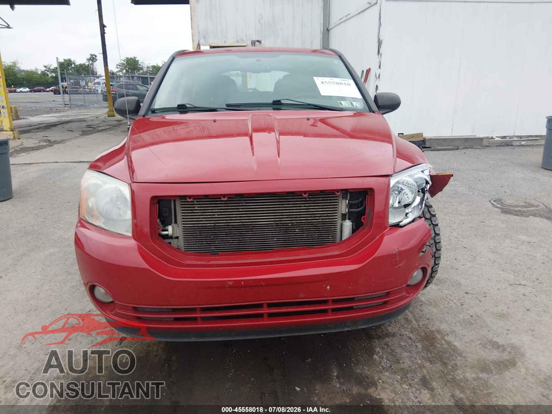 DODGE CALIBER 2012 - 1C3CDWDA9CD535210