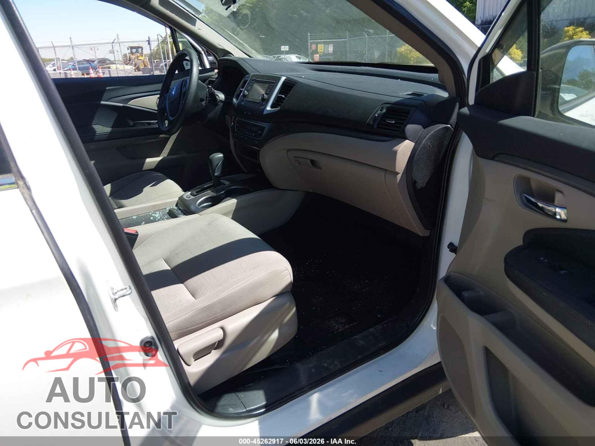 HONDA RIDGELINE 2017 - 5FPYK3F40HB030693