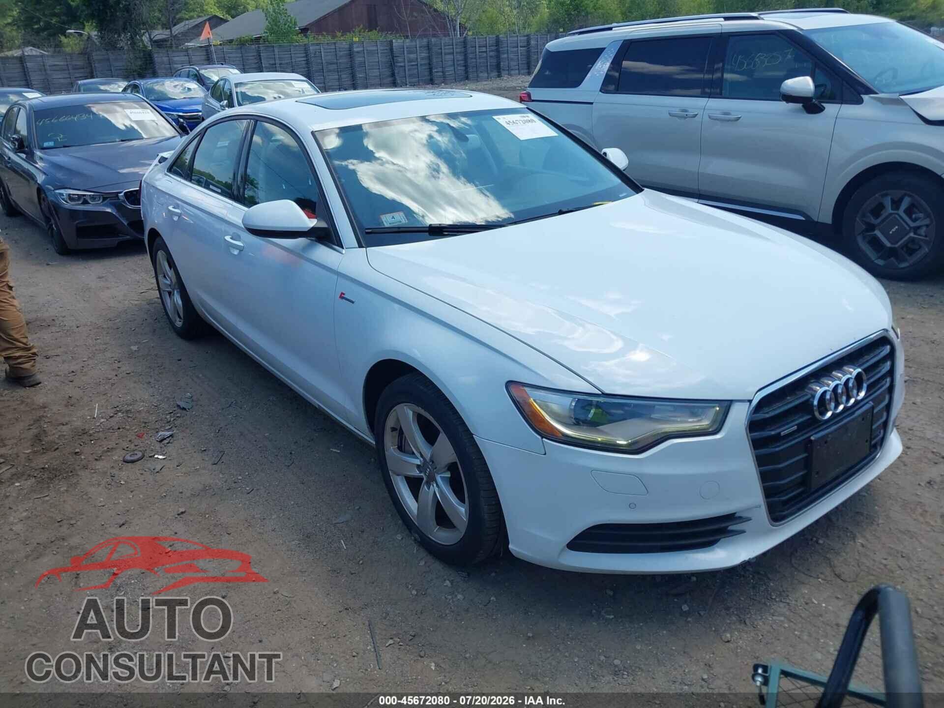 AUDI A6 2012 - WAUGGAFC4CN045013