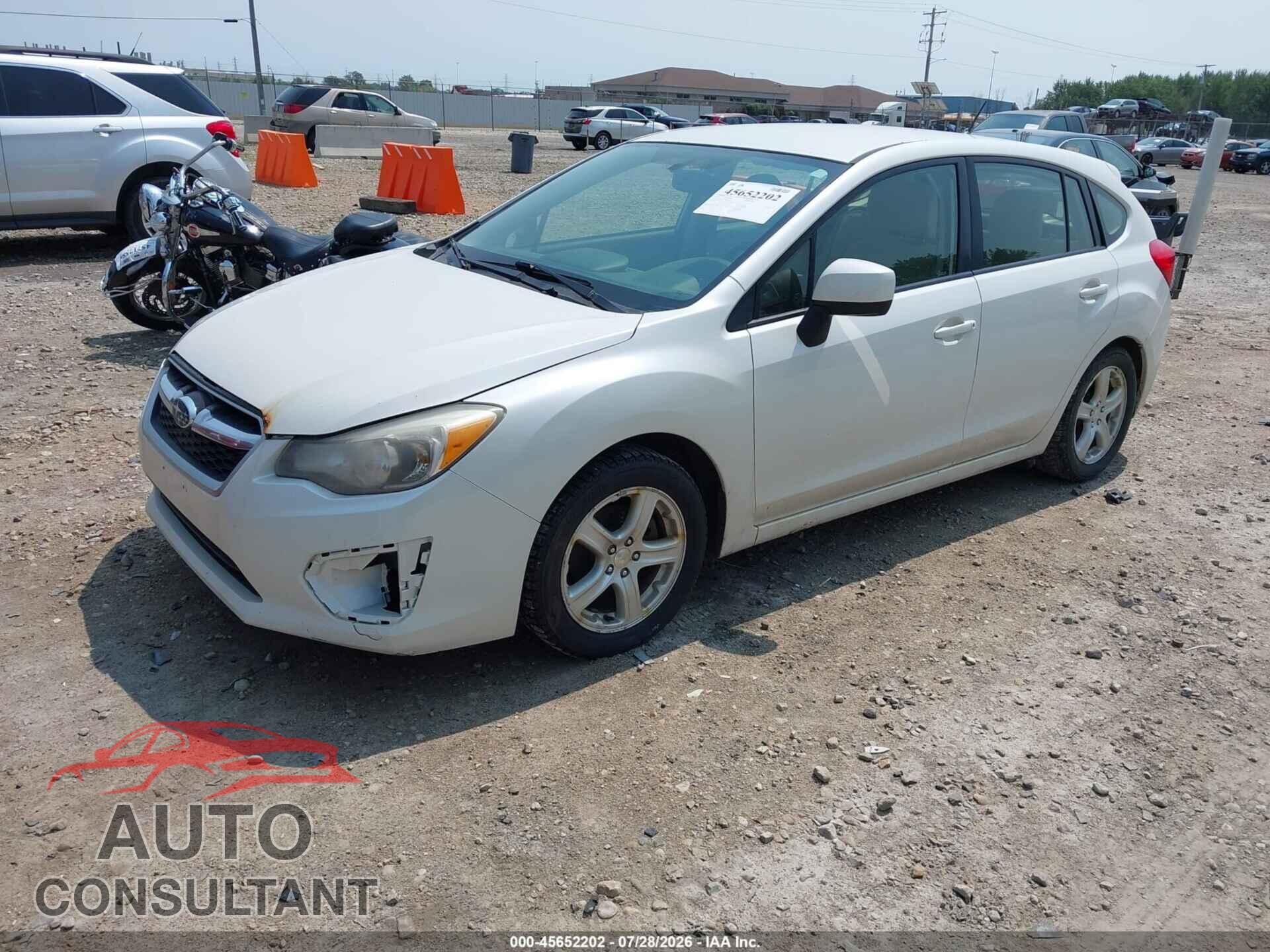 SUBARU IMPREZA 2013 - JF1GPAC67DH821013
