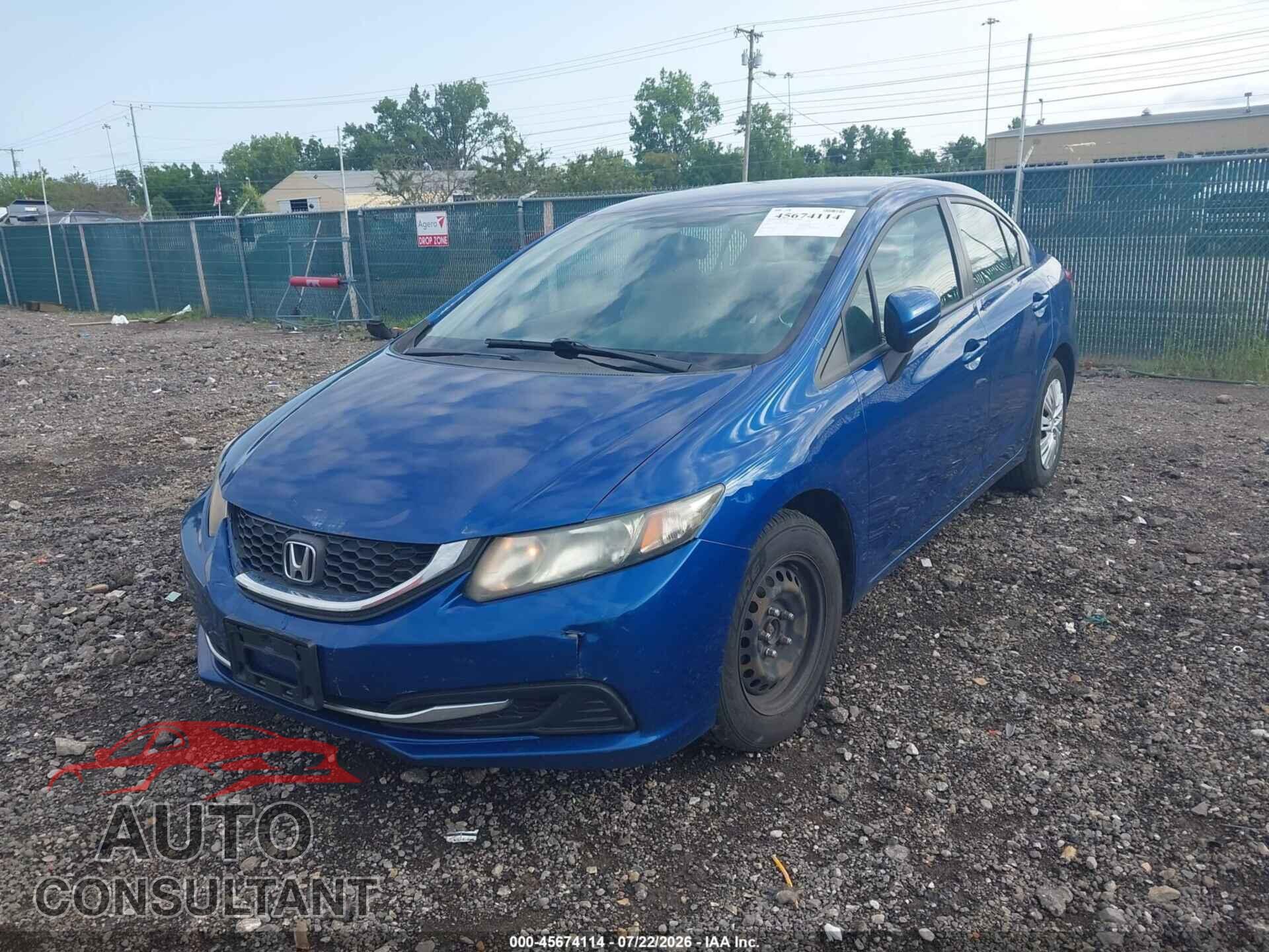 HONDA CIVIC 2014 - 19XFB2F52EE010689